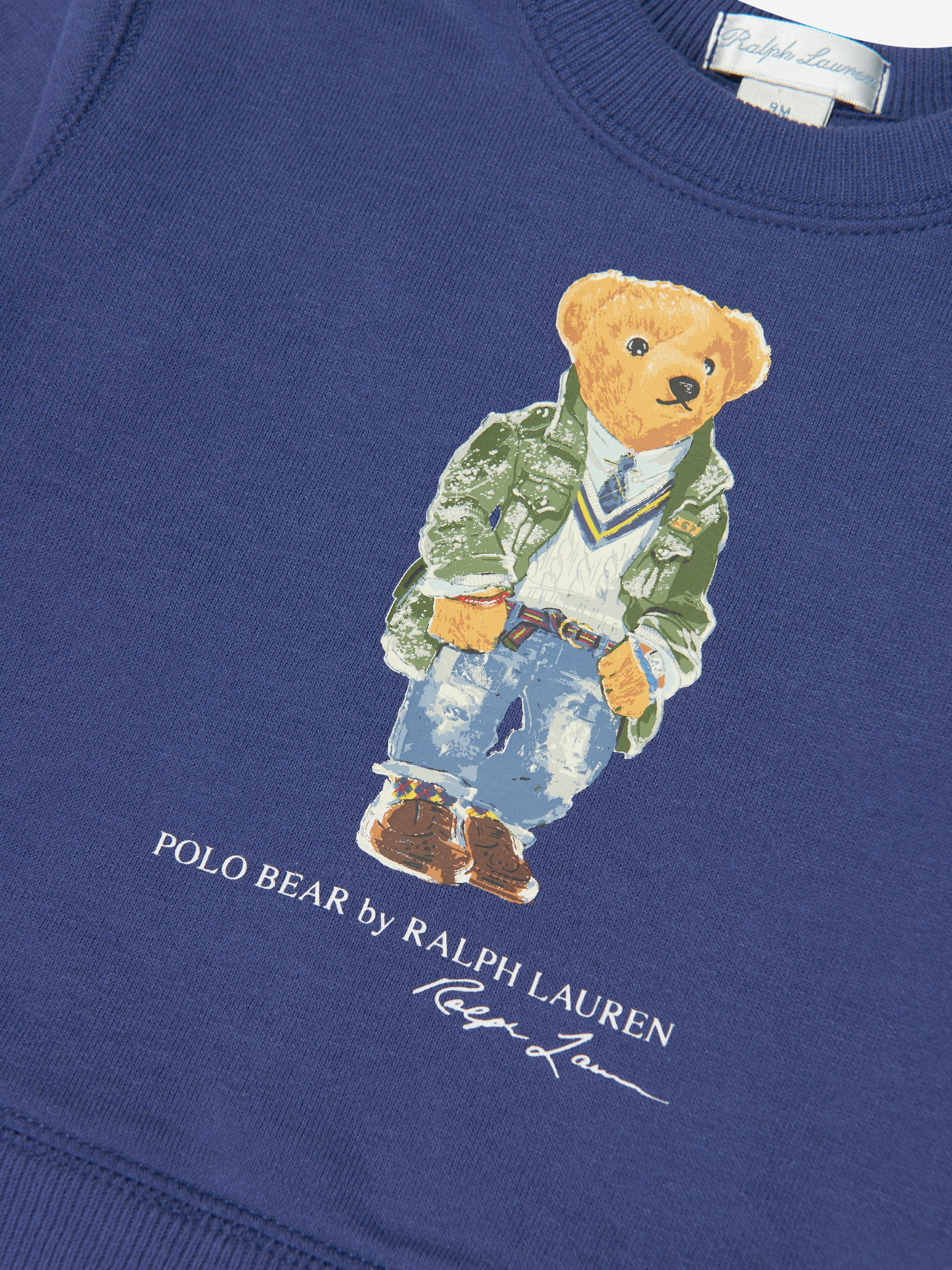 Boys Bear Sweatshirt in Blue
