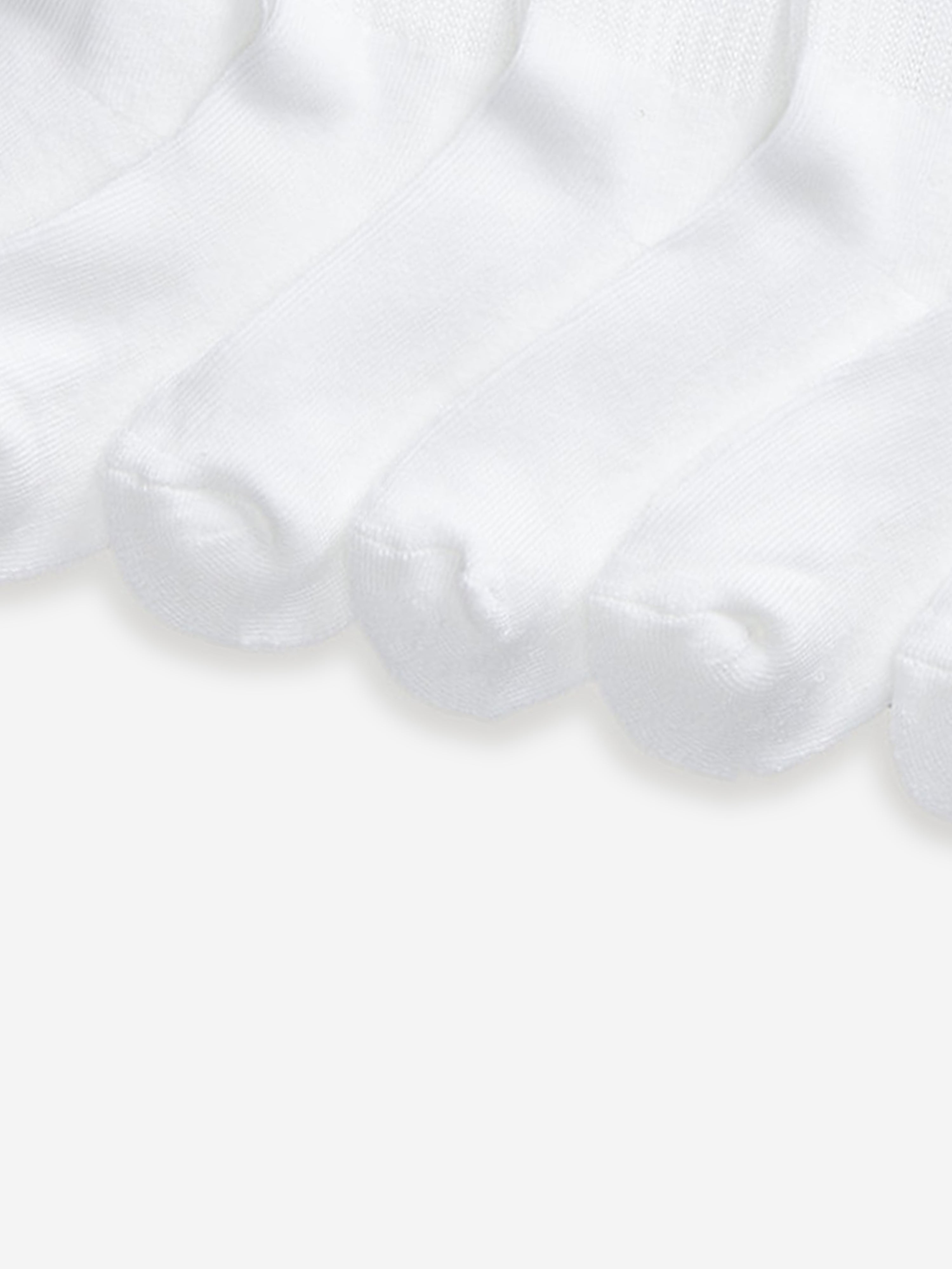 Ralph Lauren Boys Athletic 6 Pack Socks Set in White