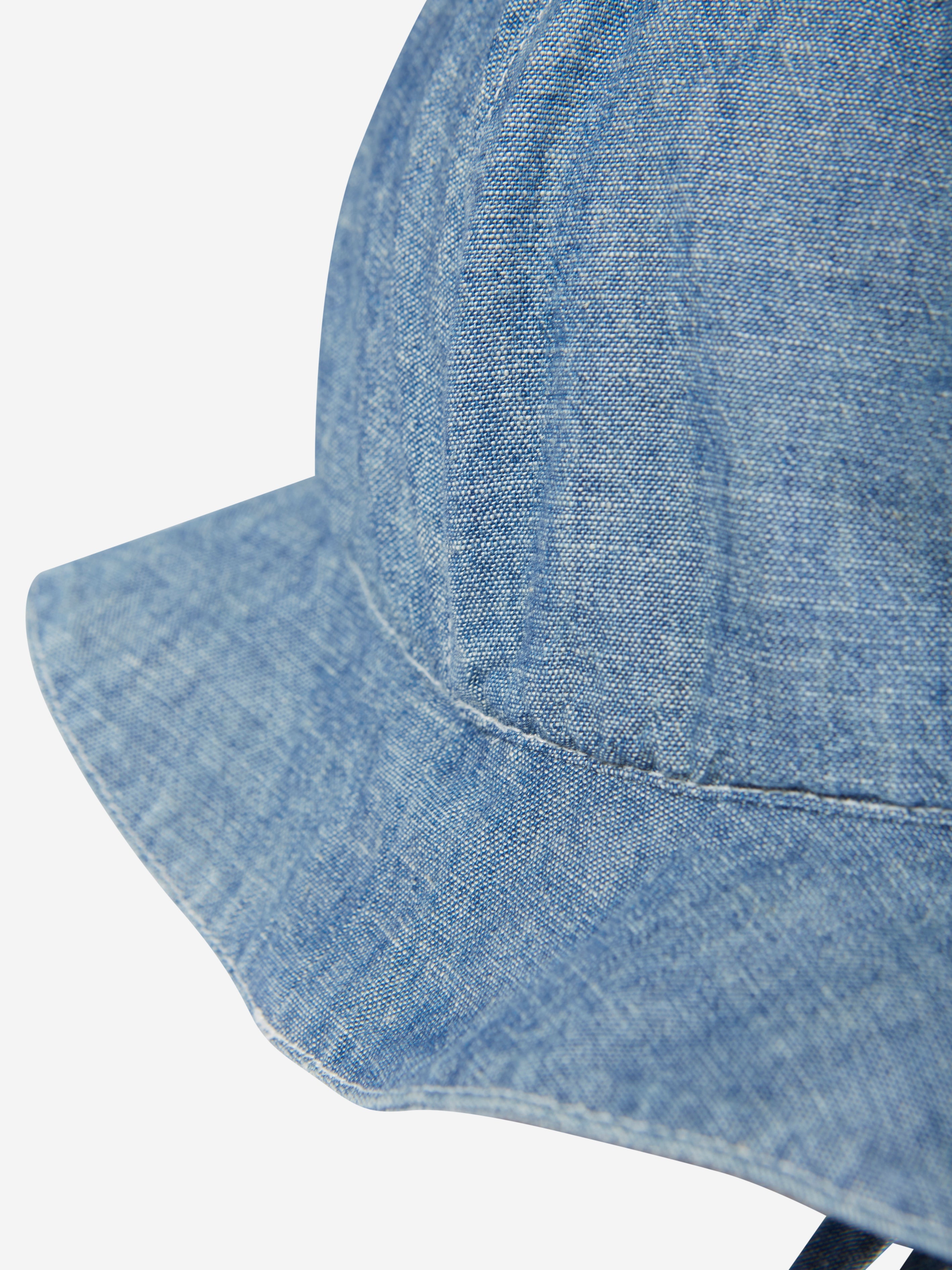 Baby Girls Chambray Sun Hat in Blue