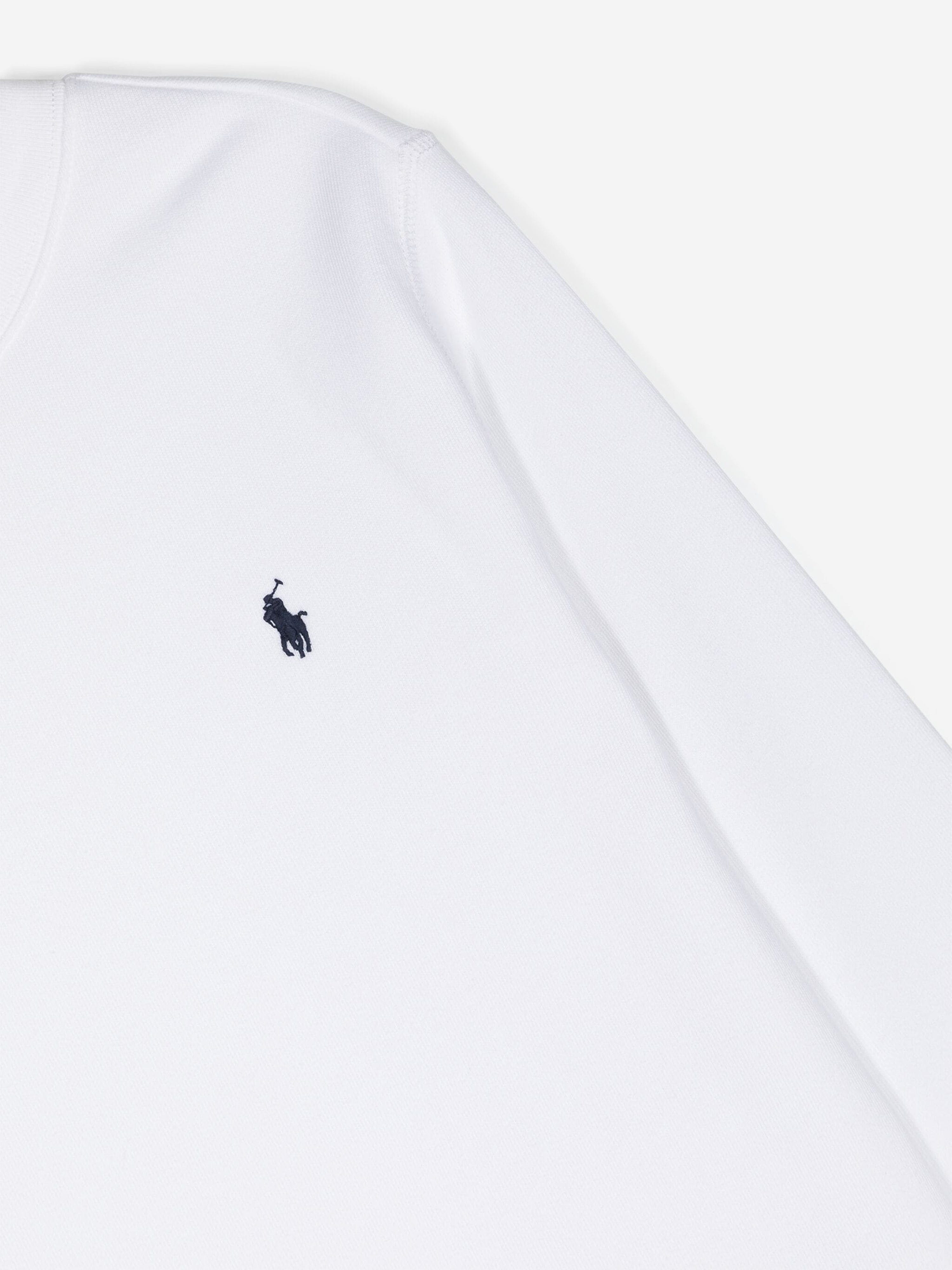 Ralph Lauren Boys Polo Sweatshirt in White