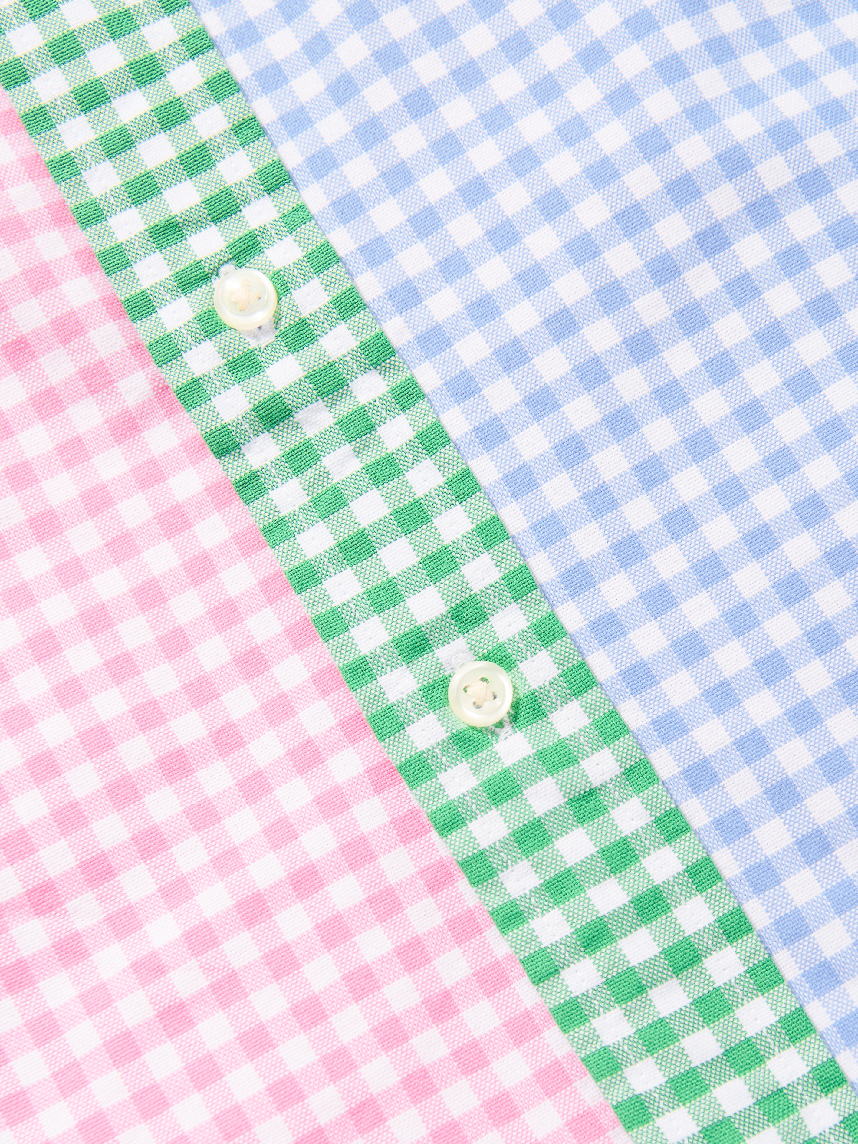 Boys Gingham Short Sleeve Shirt in Multicolour