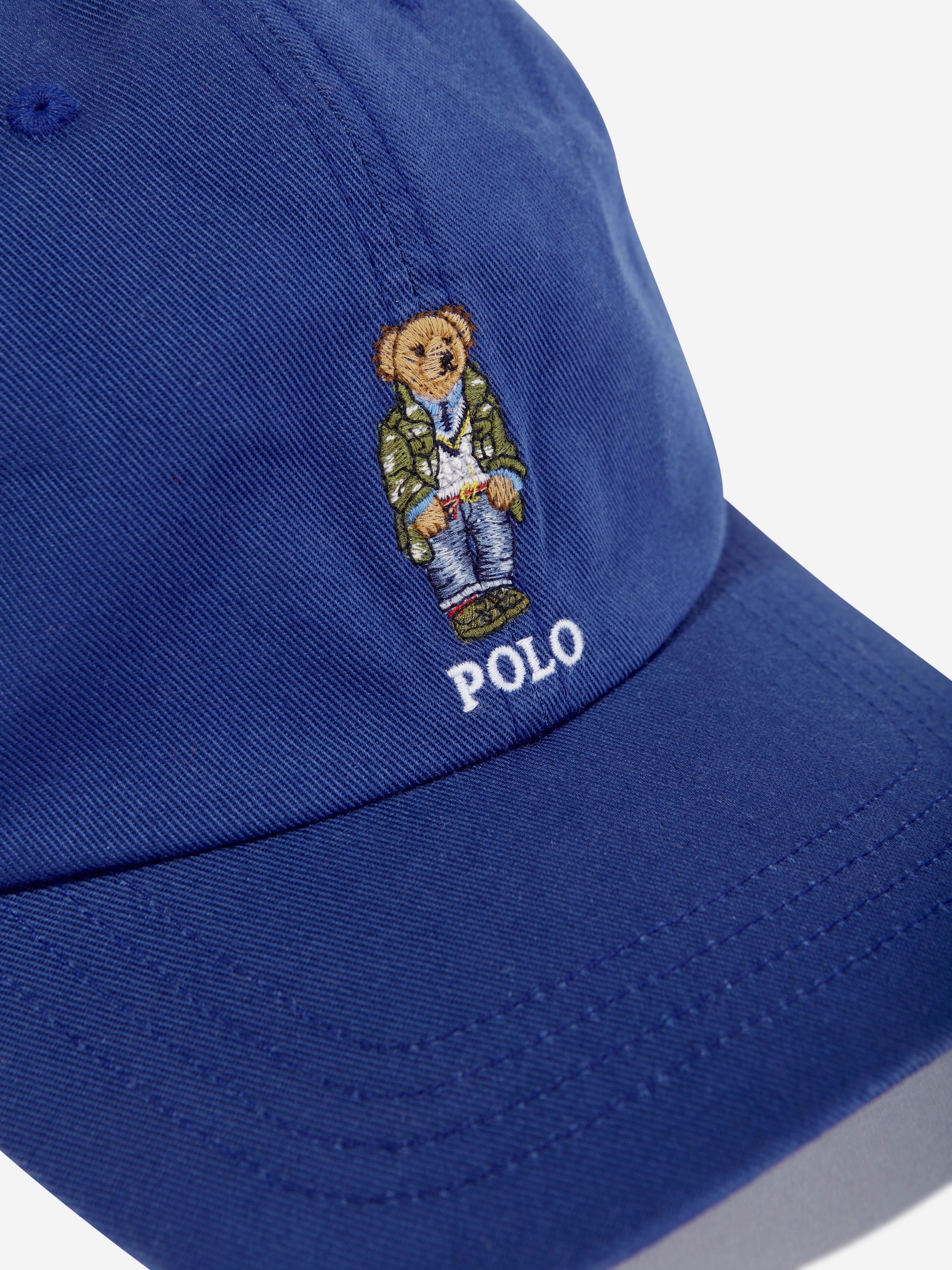 Boys Bear Cap in Blue