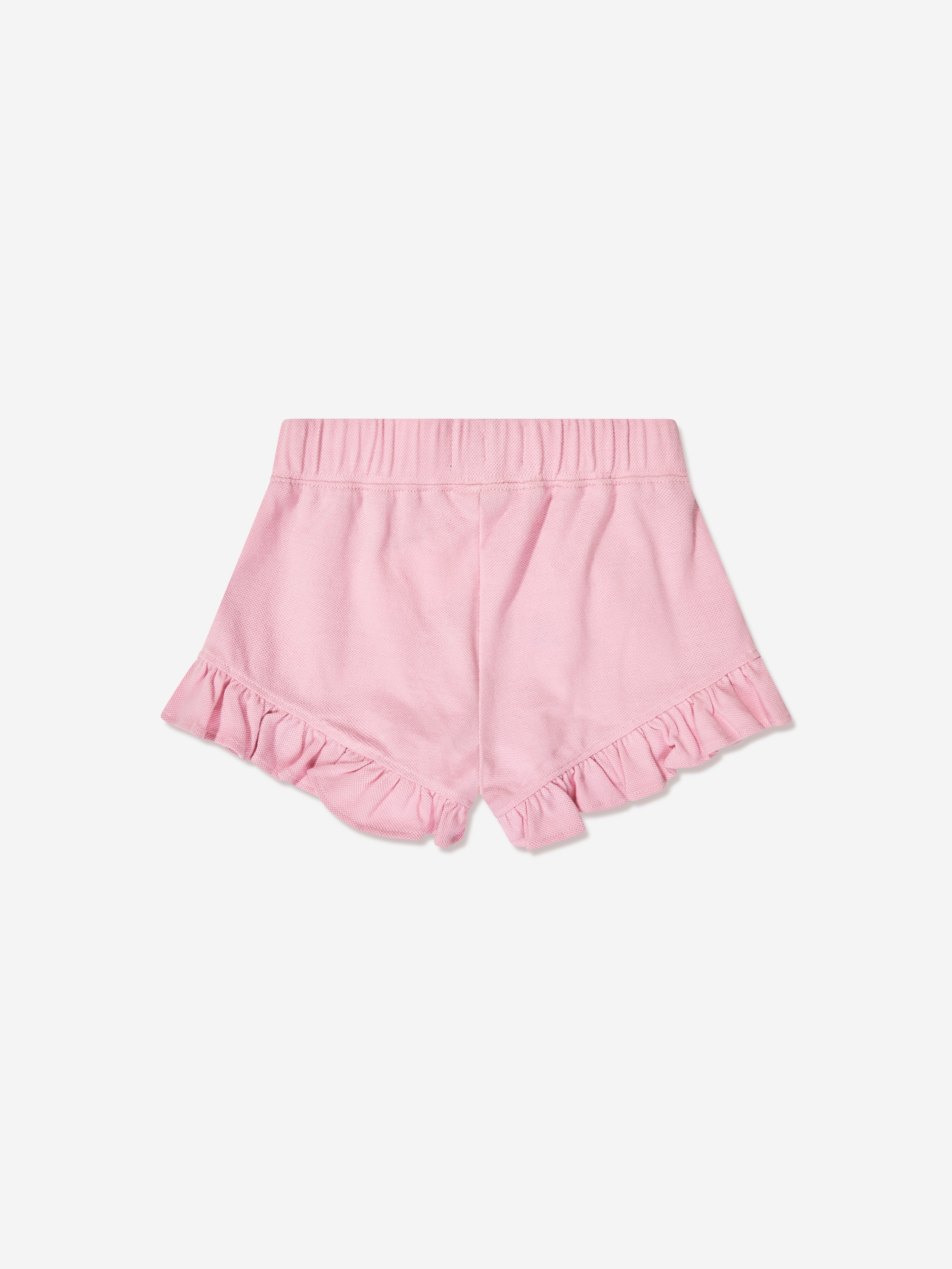 Girls Ruffle Shorts in Pink