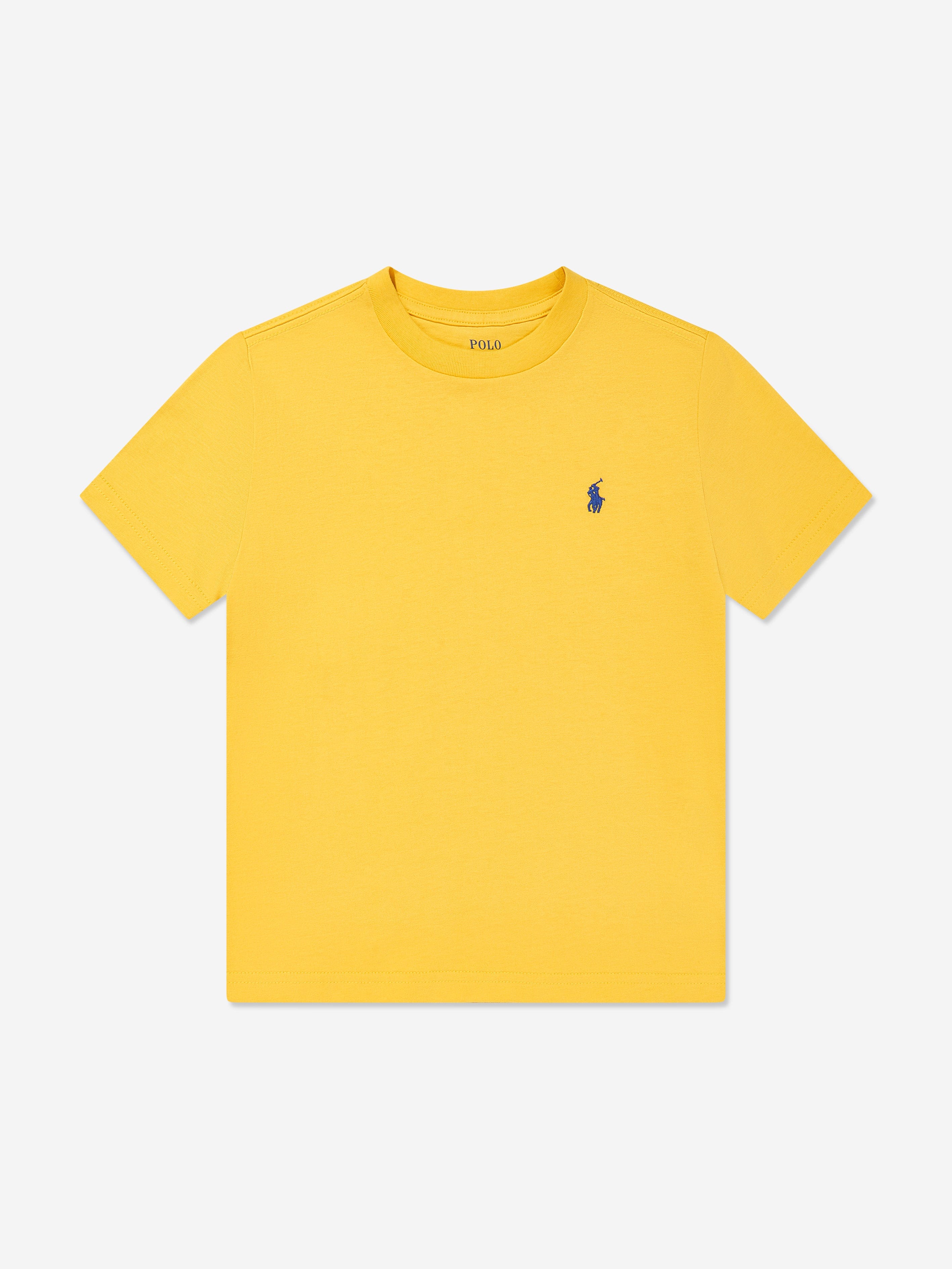 Boys Logo T-Shirt in Yellow