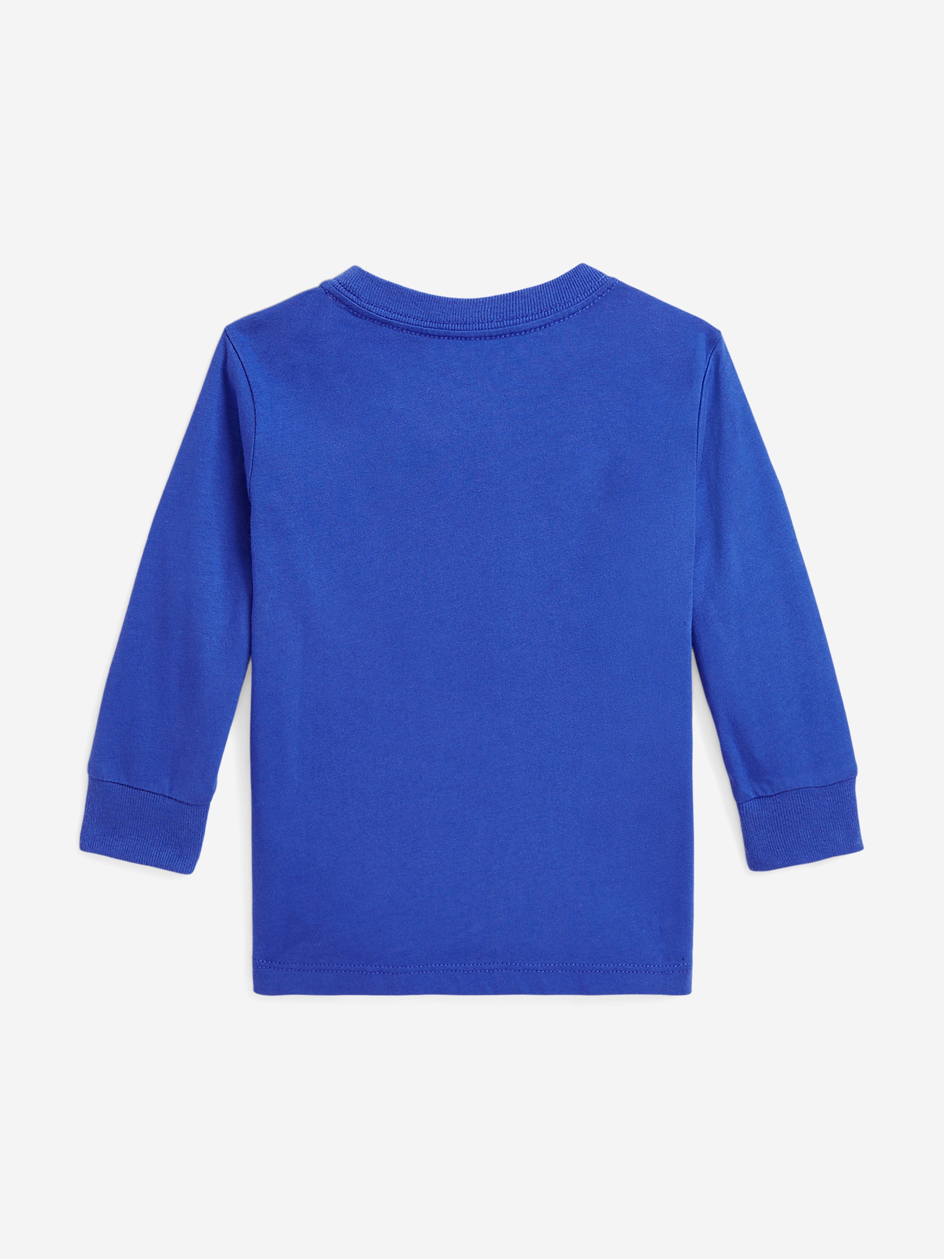 Baby Boys Bear Long Sleeve T-Shirt in Blue