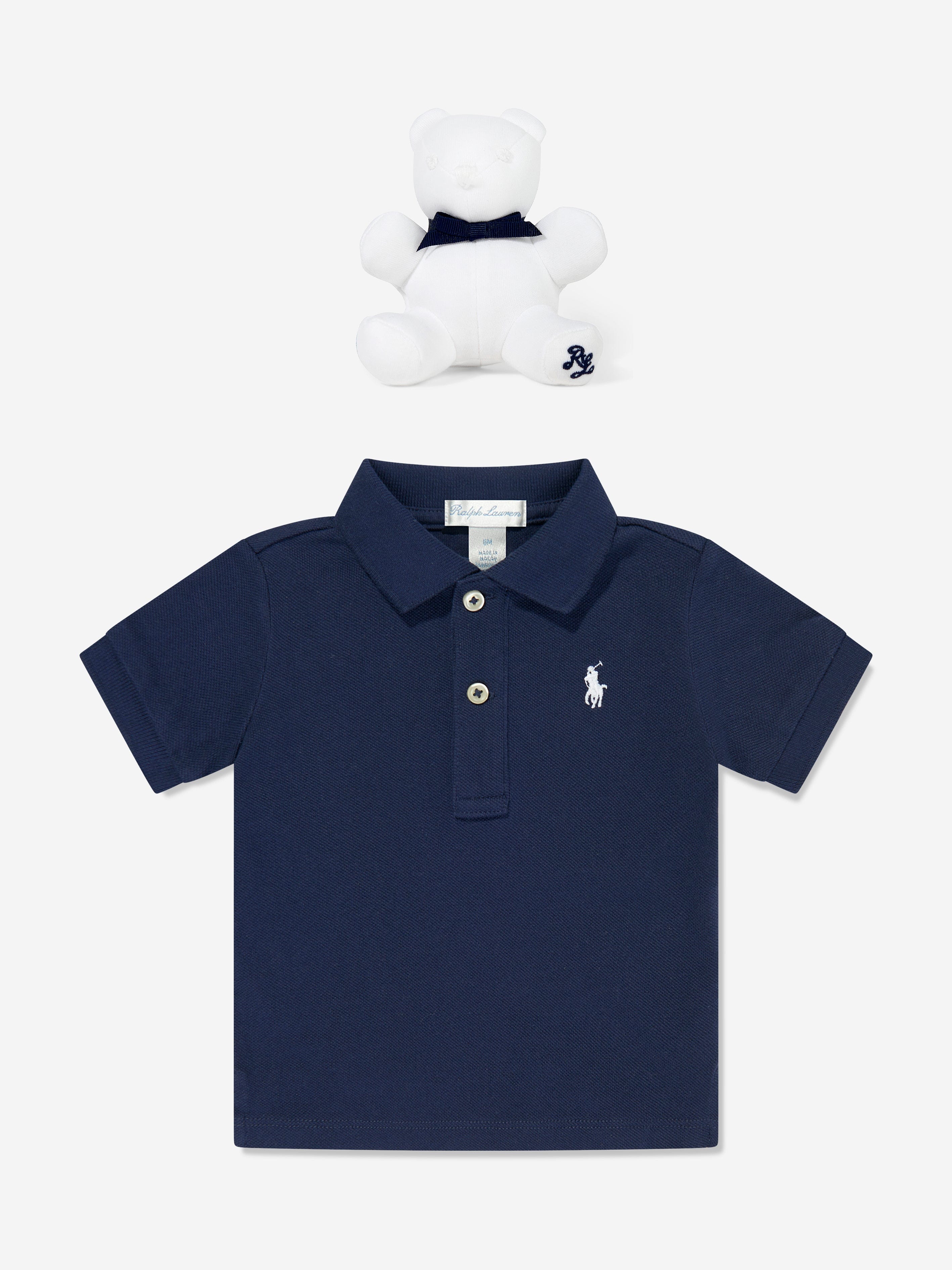 Baby Boys My 1st Polo Gift Set in Navy