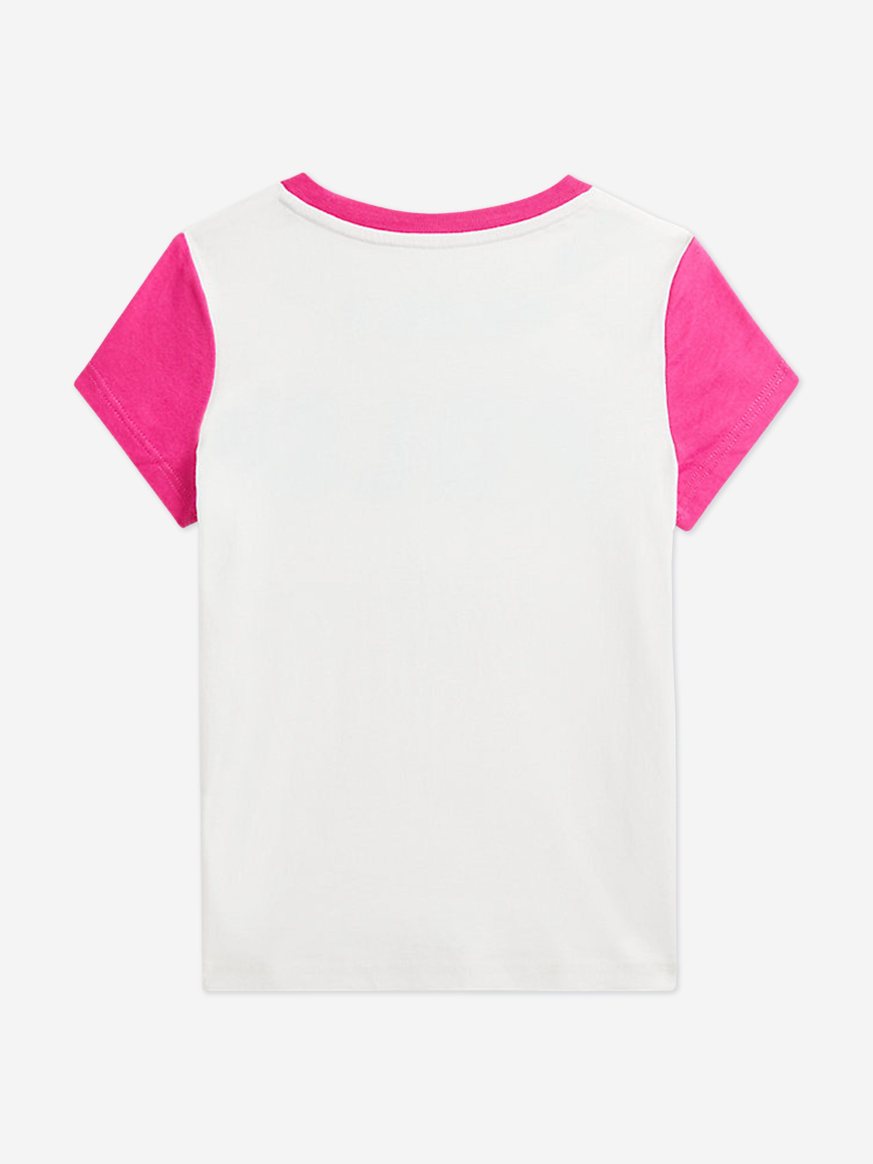 Girls Polo T-Shirt in Pink