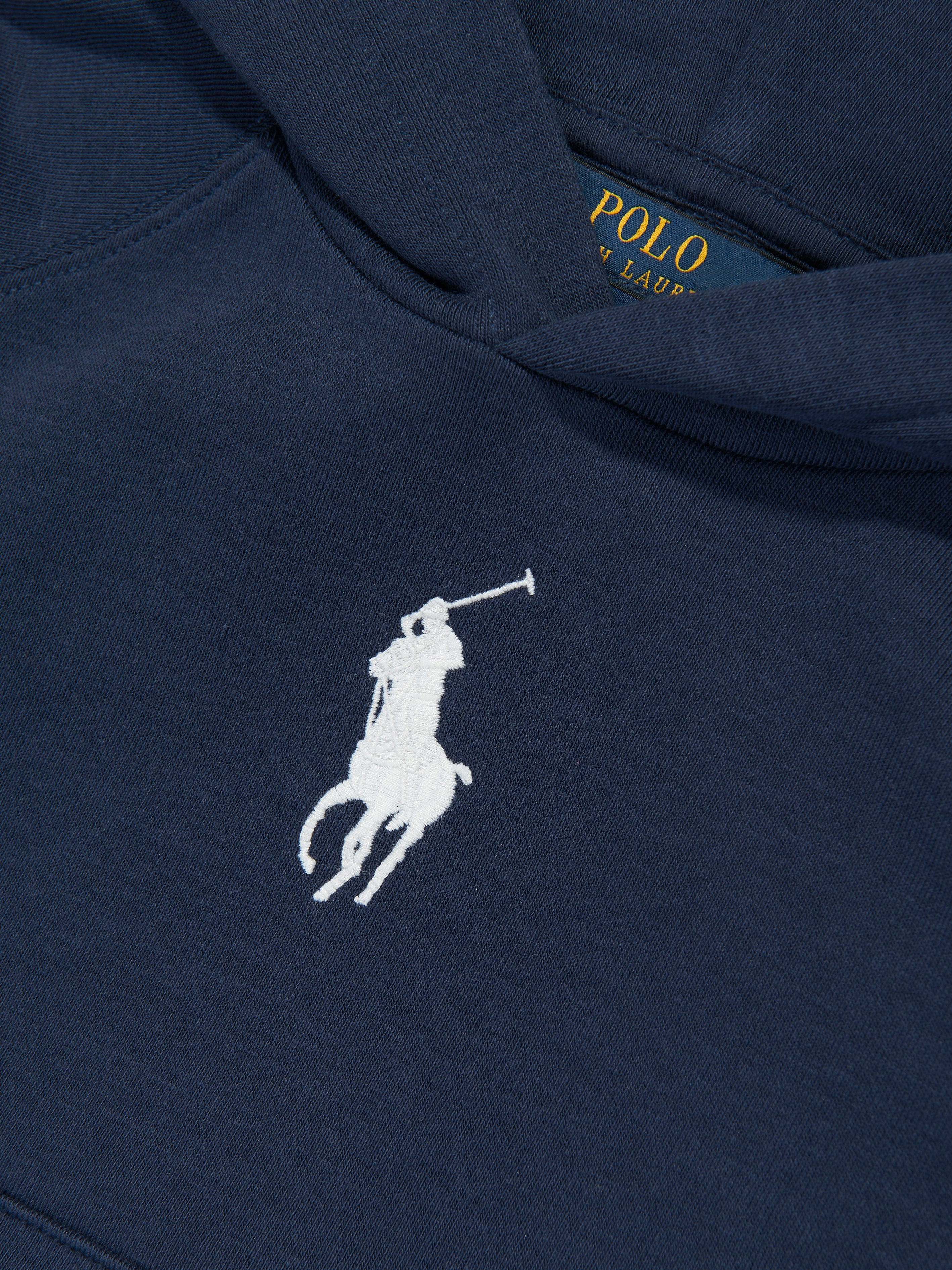 Girls Big Pony Hoodie in Navy