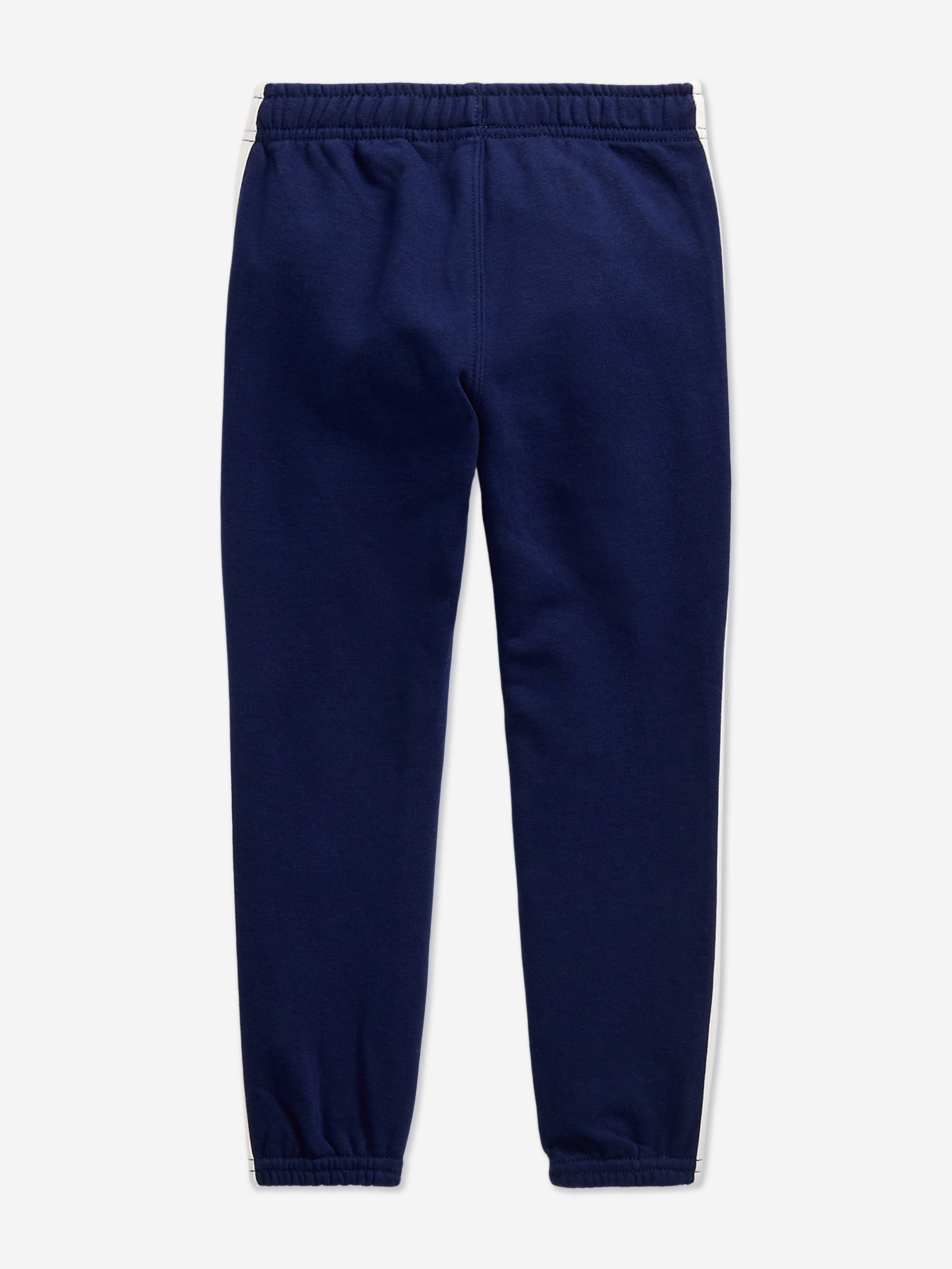 Girls Side Stripe Joggers in Navy