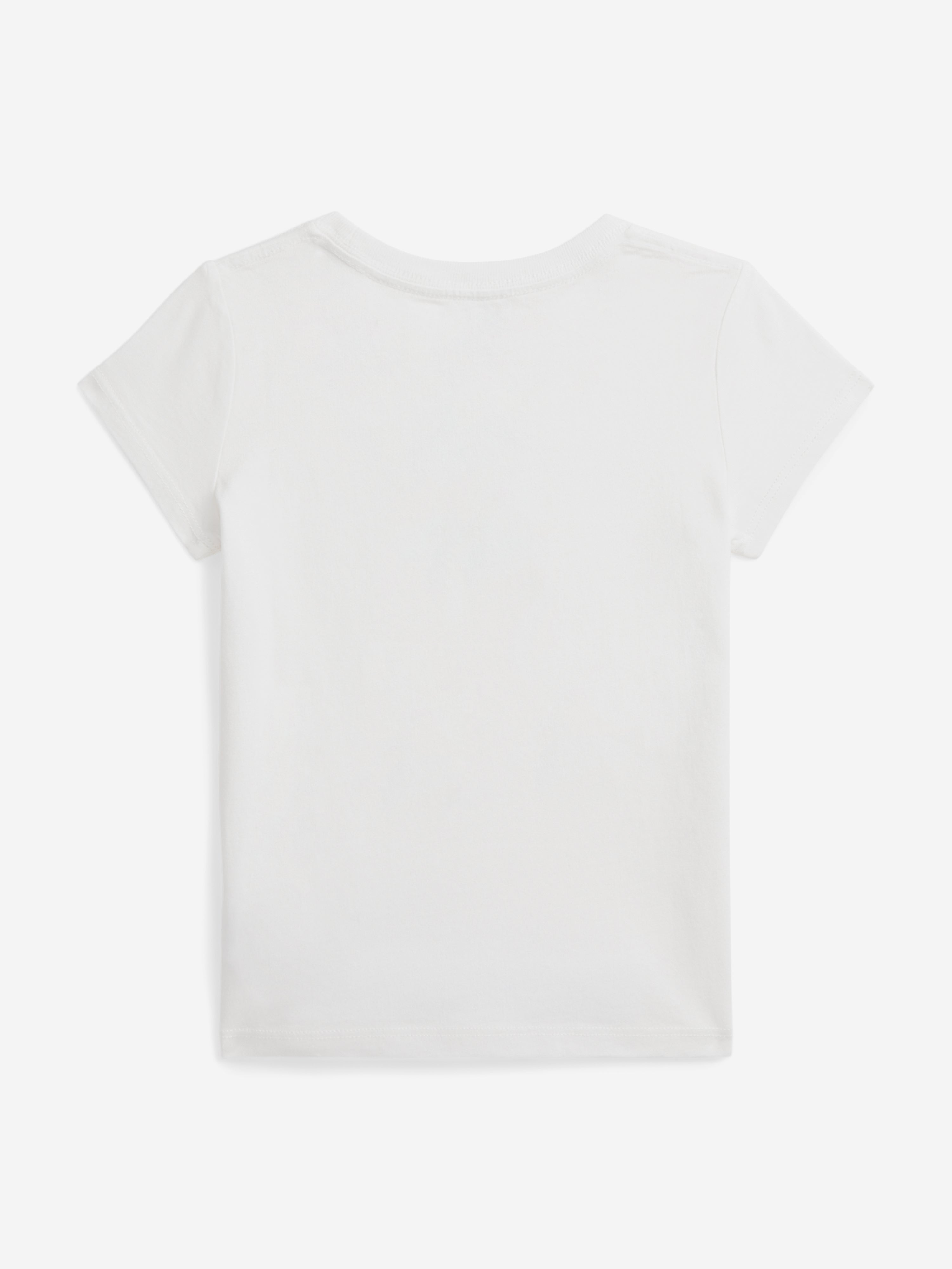 Girls Polo Bear T-Shirt in White