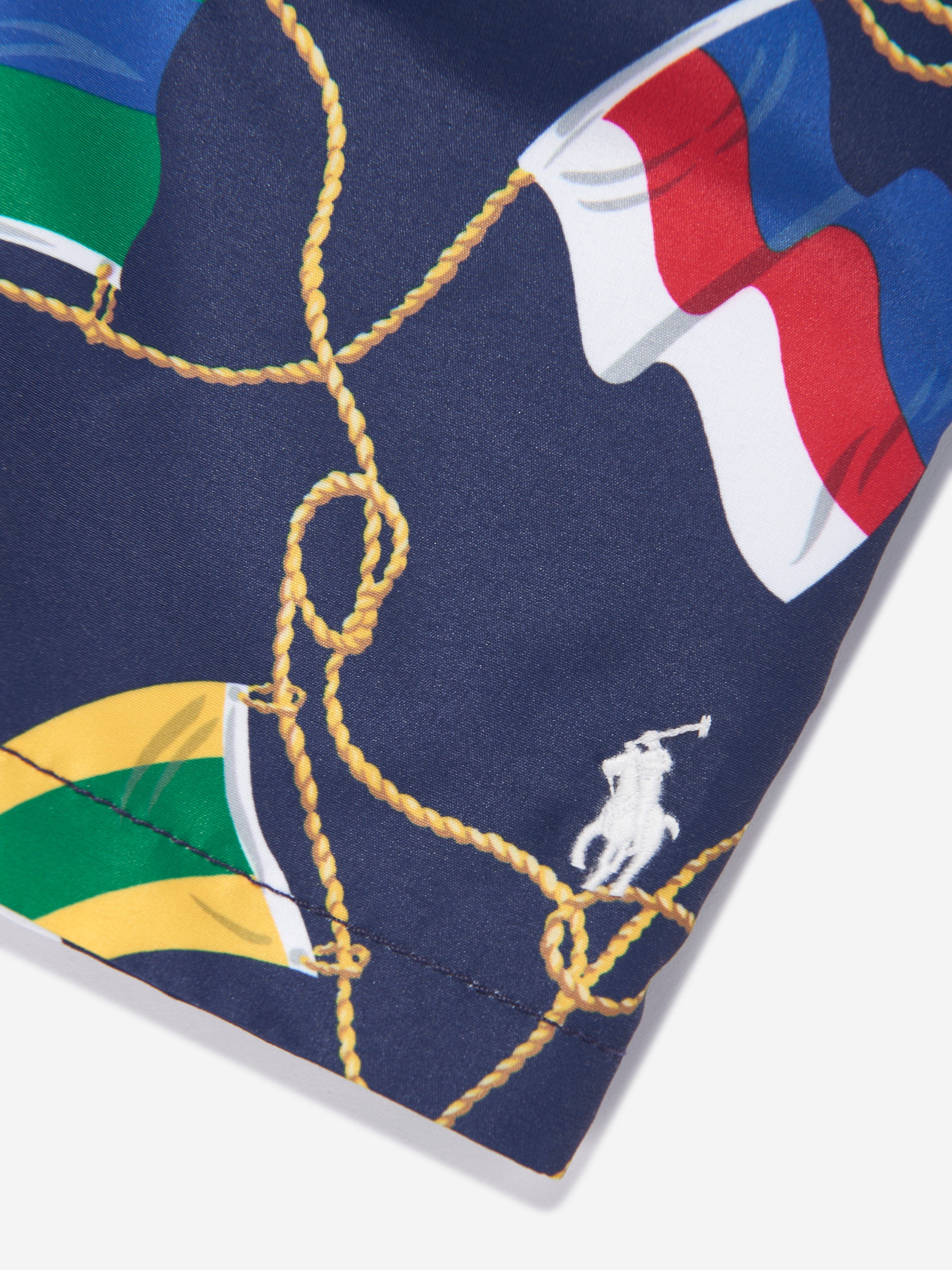 Boys Signal Flags Swim Shorts in Multicolour