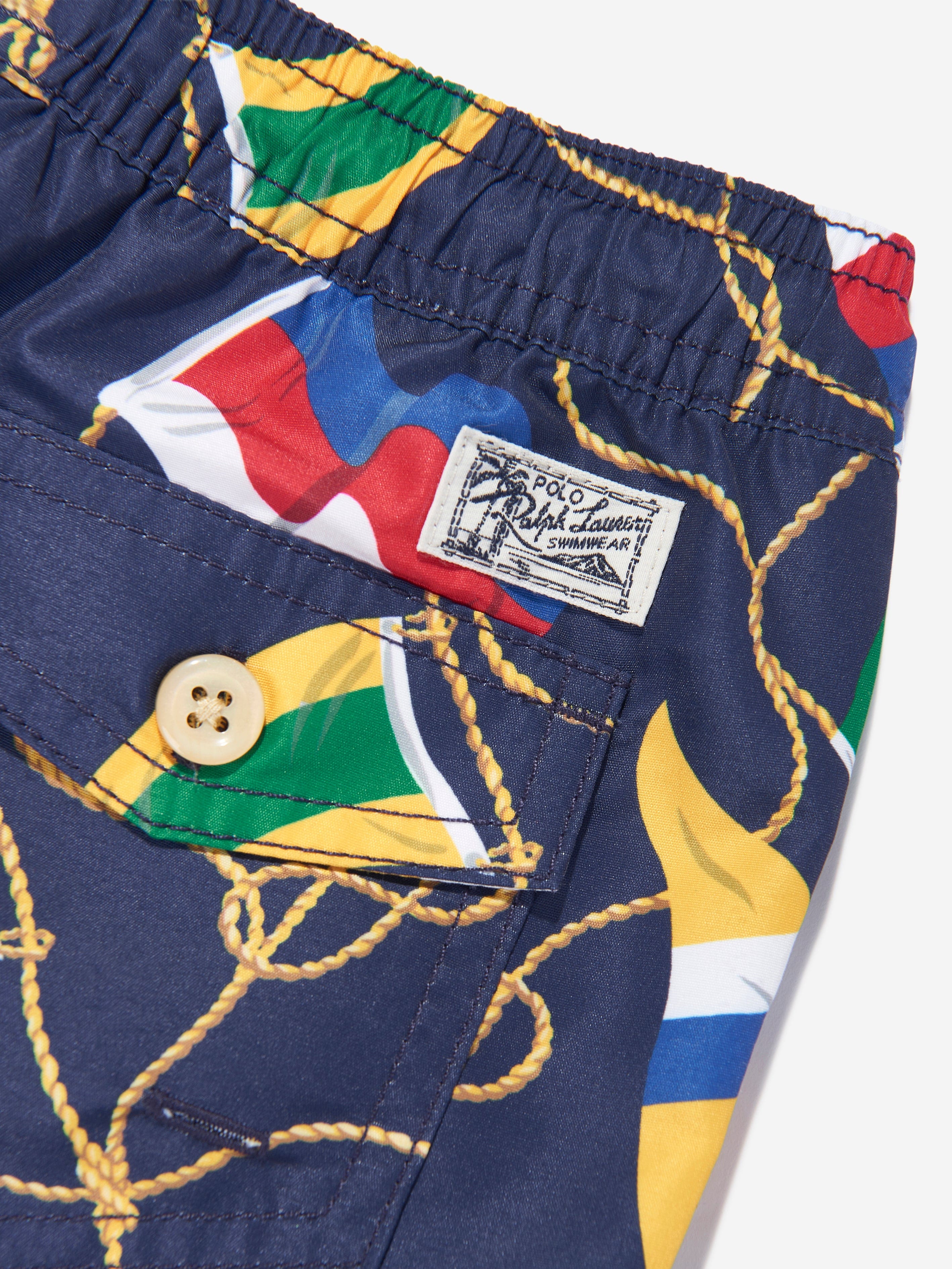 Boys Signal Flags Swim Shorts in Multicolour