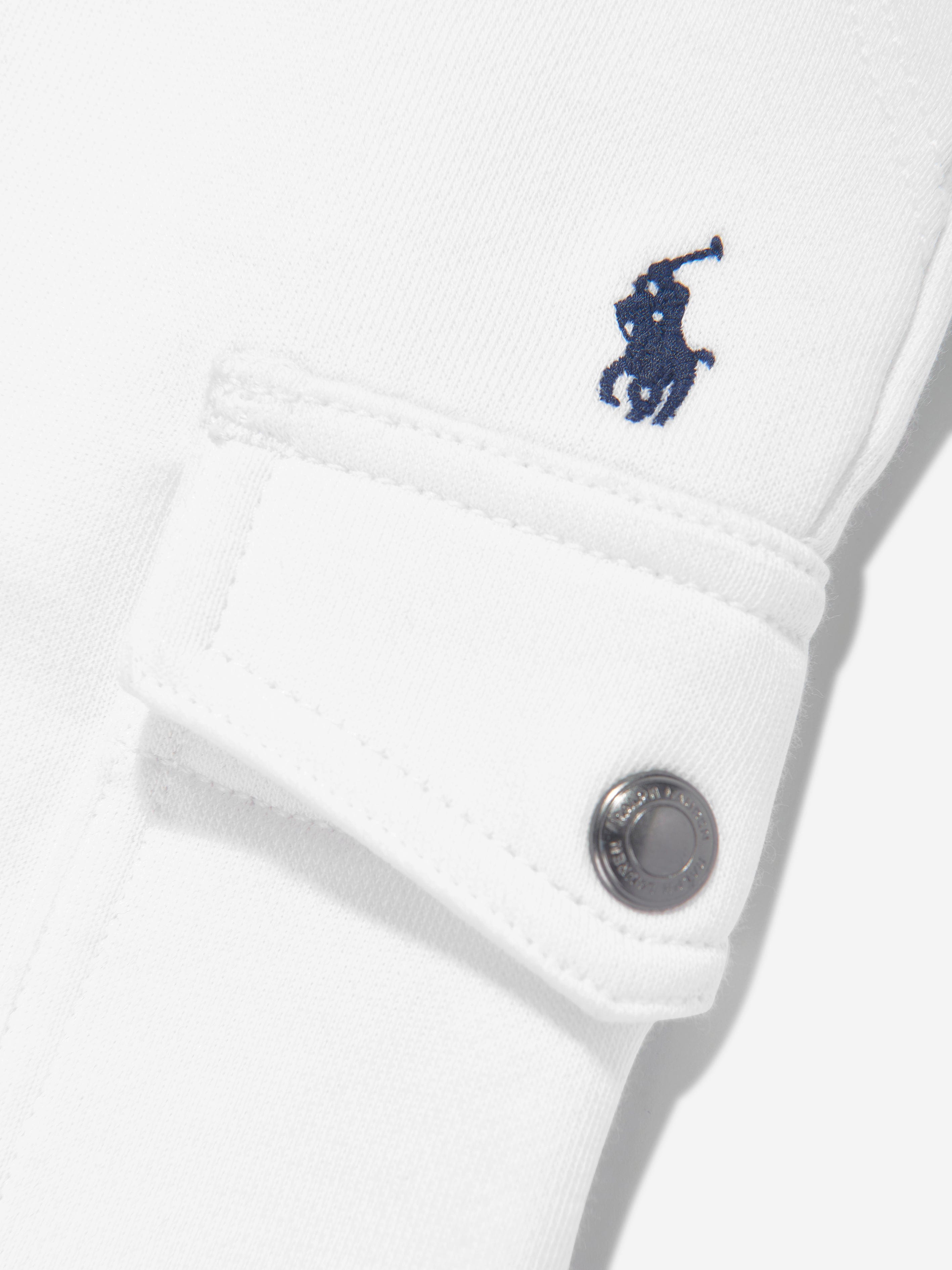 Boys Cargo Shorts in White