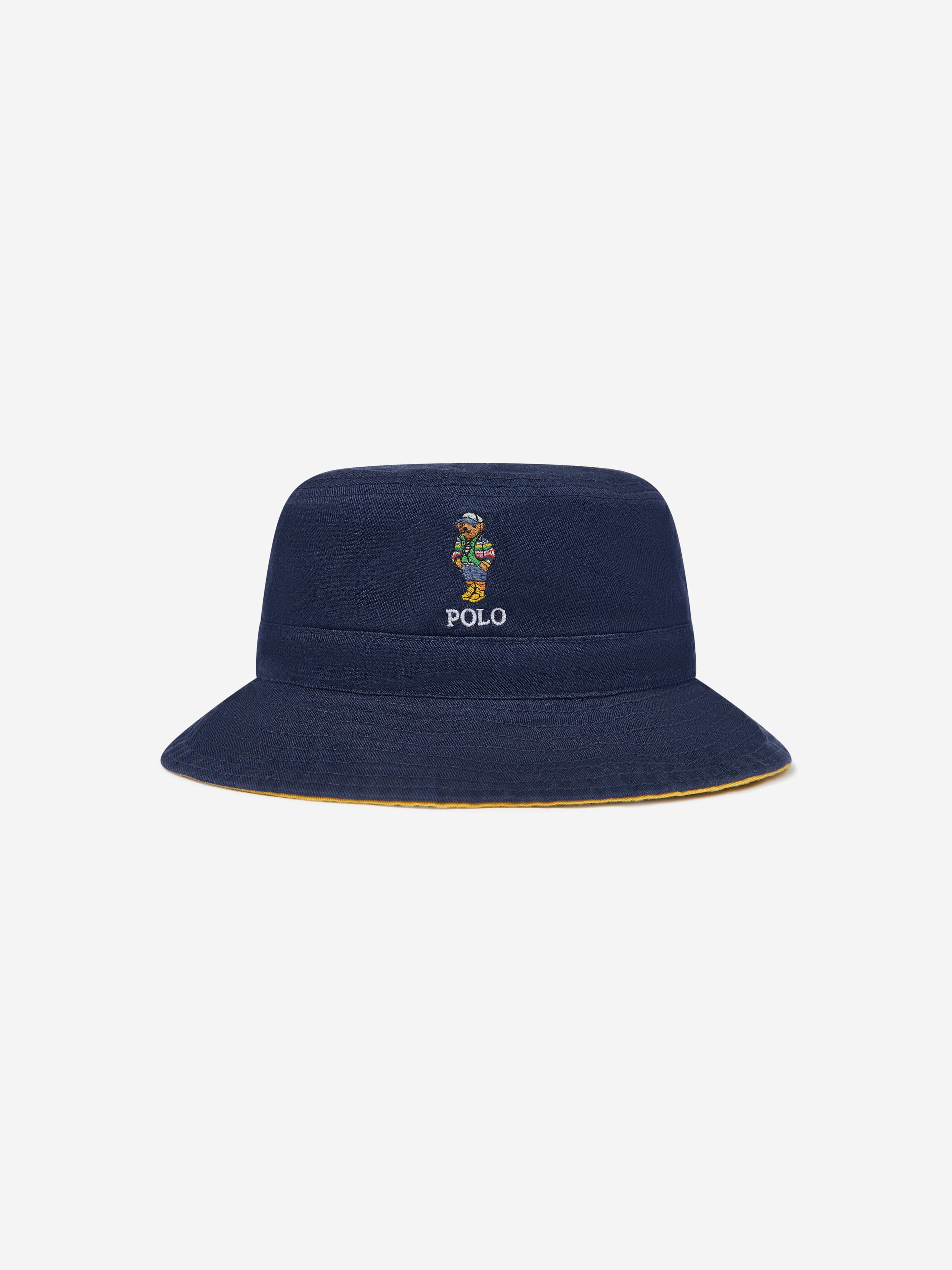 Boys Reversible Bucket Hat in Navy