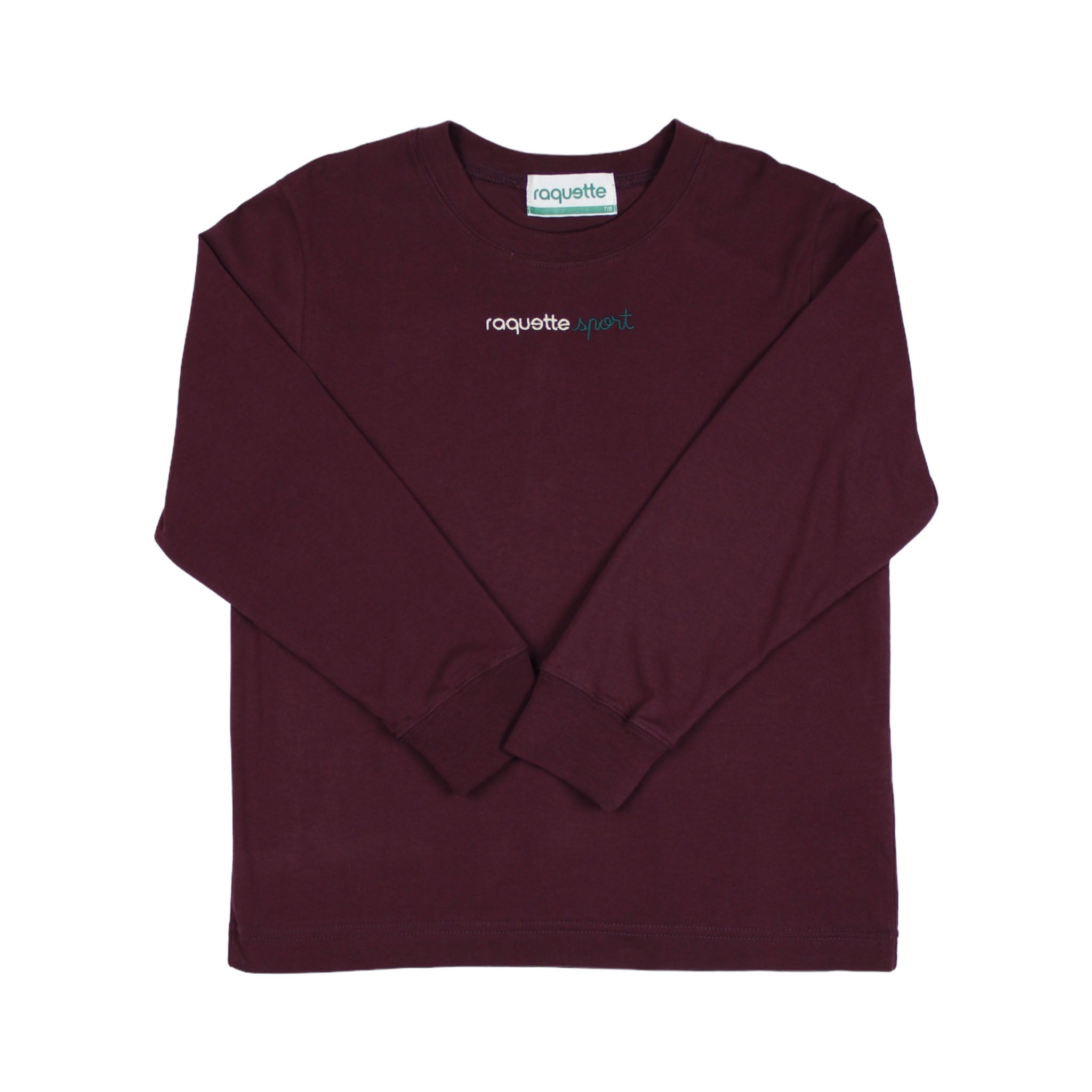 Boys & Girls Purple Logo Cotton T-Shirt