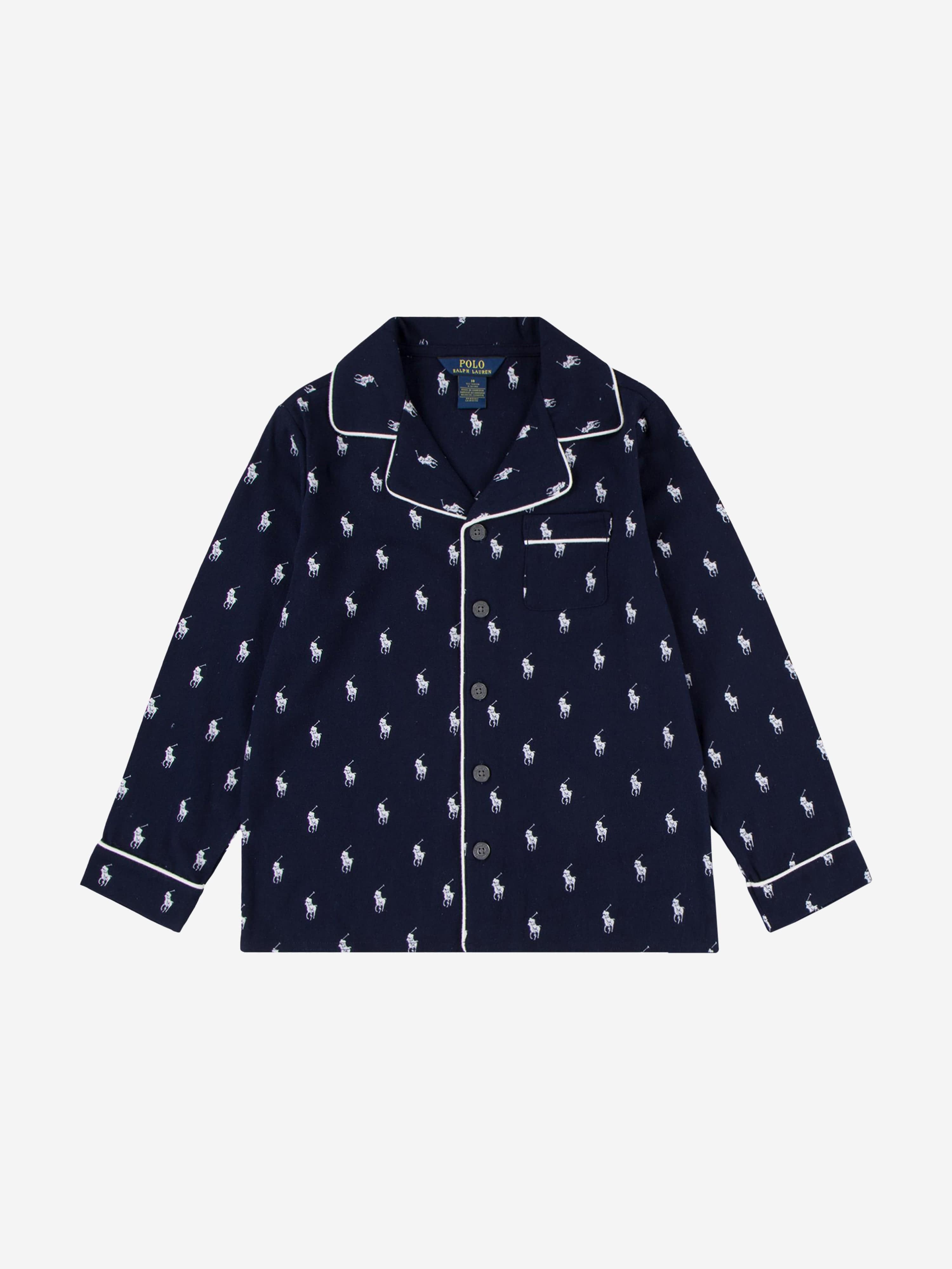 Ralph Lauren Boys Pyjama Set in Navy