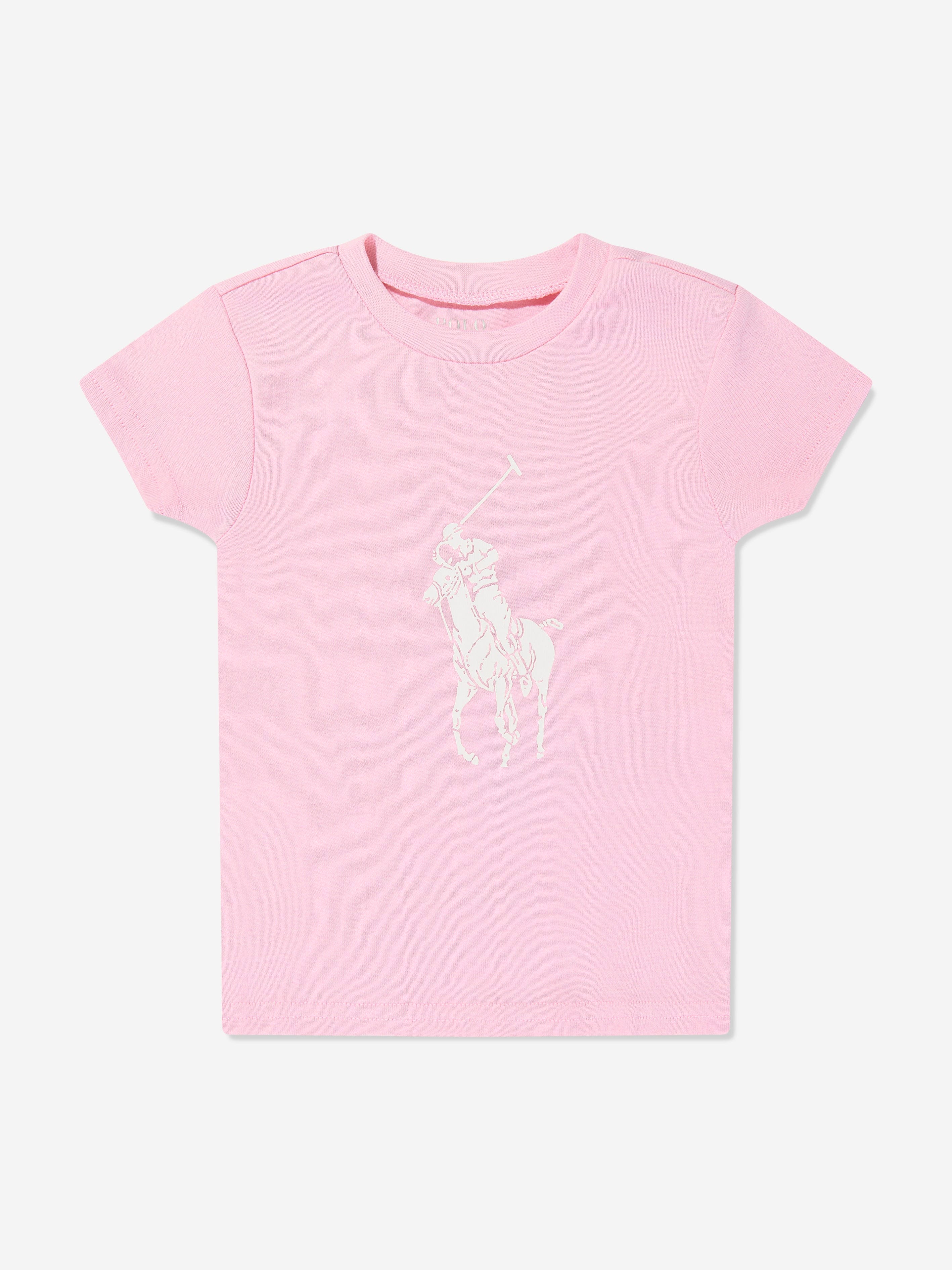 Ralph Lauren Girls Short Pyjama Set in Pink