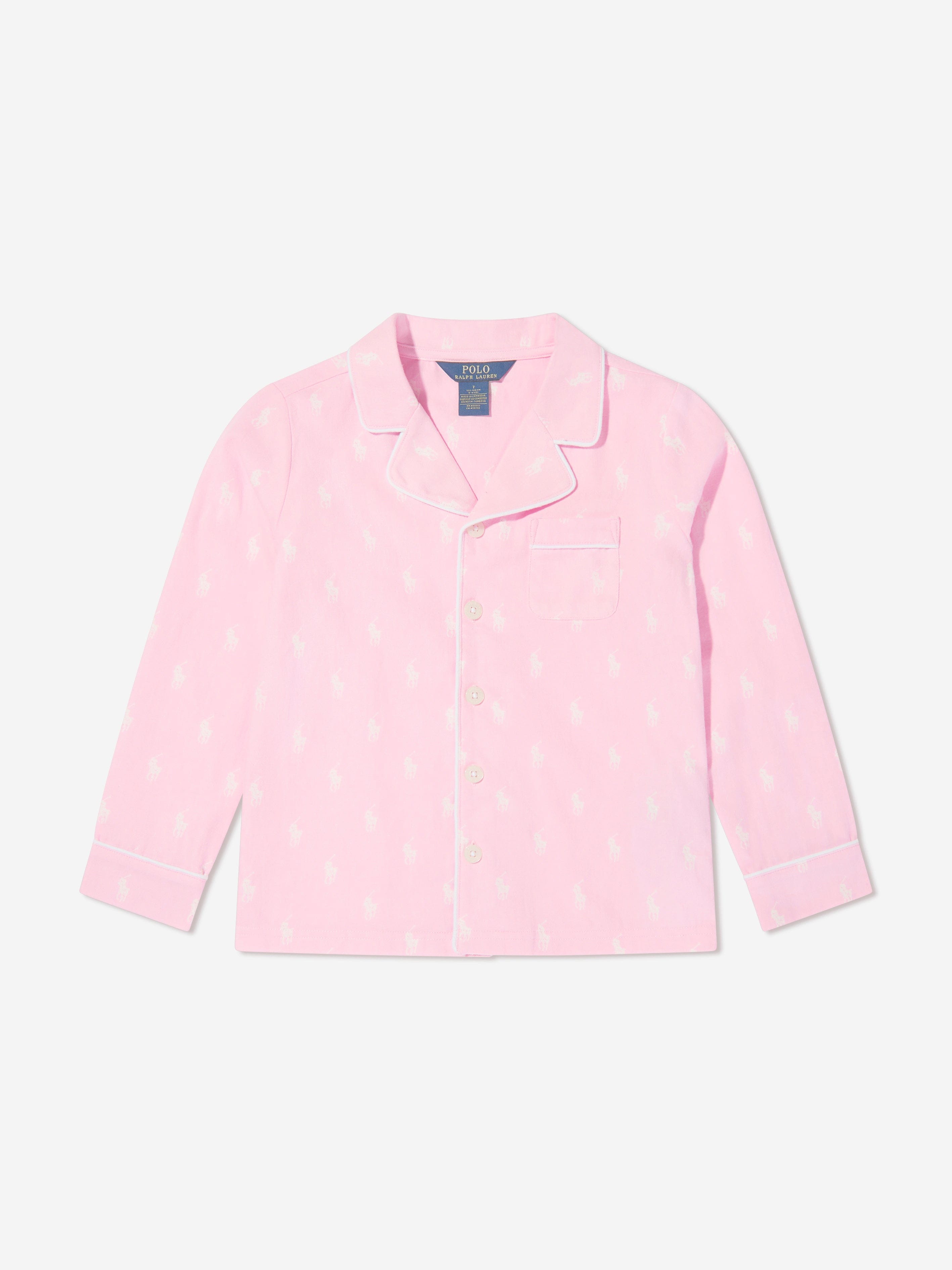 Girls Pyjama Set in Pink
