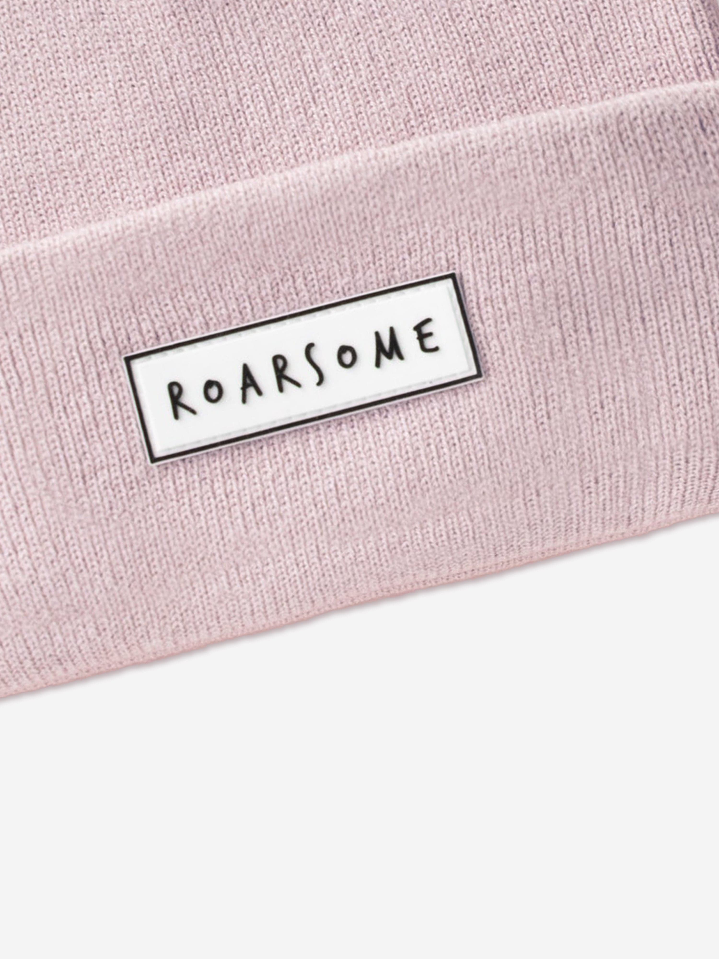 Roarsome Girls Beanie Hat in Pink