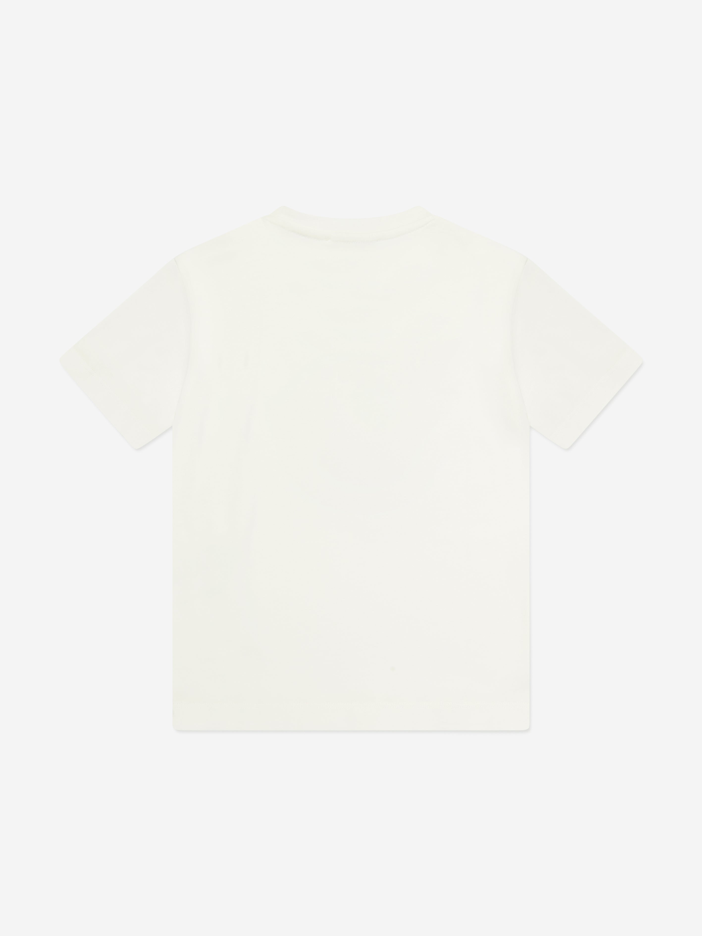 Roberto Cavalli Boys Logo T-Shirt in White