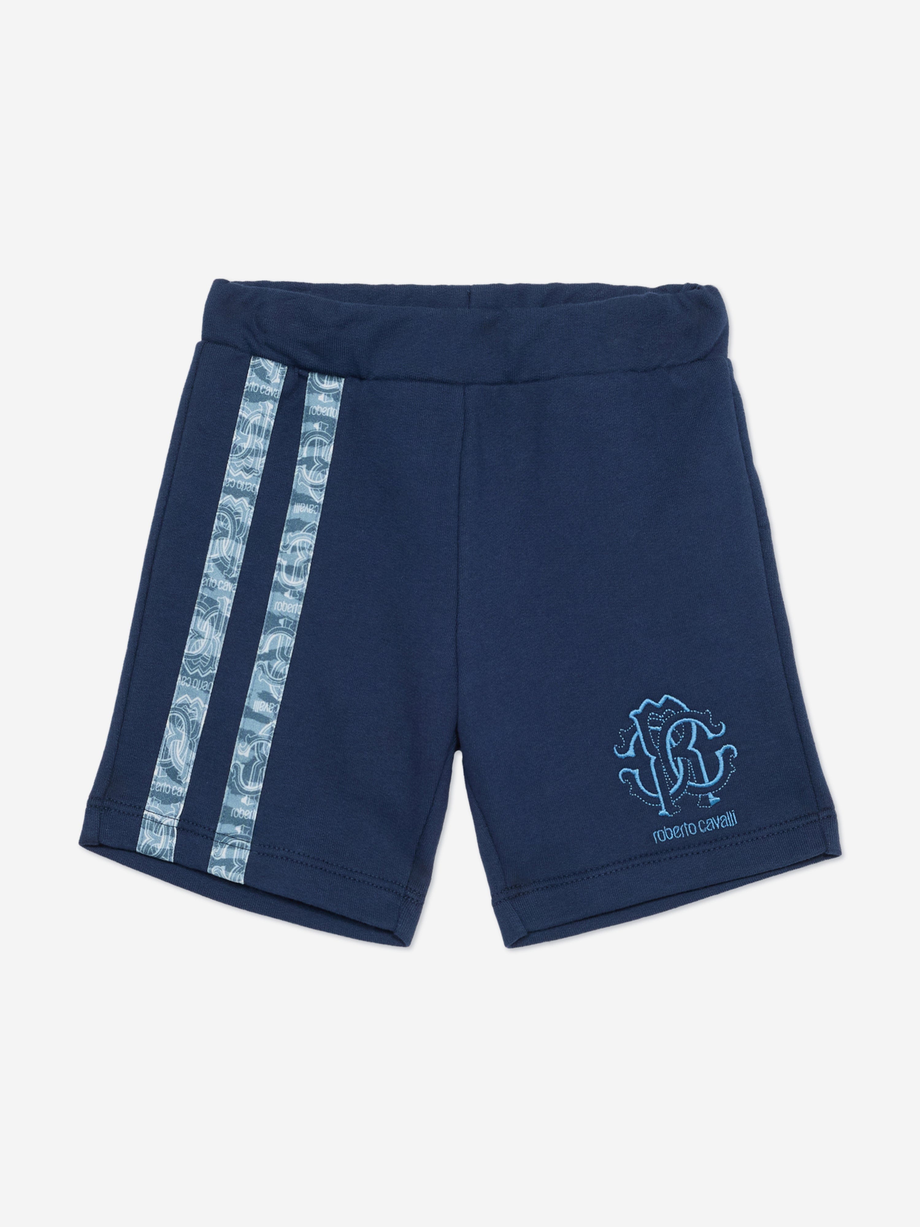 Baby Boys Logo Bermuda Shorts in Navy