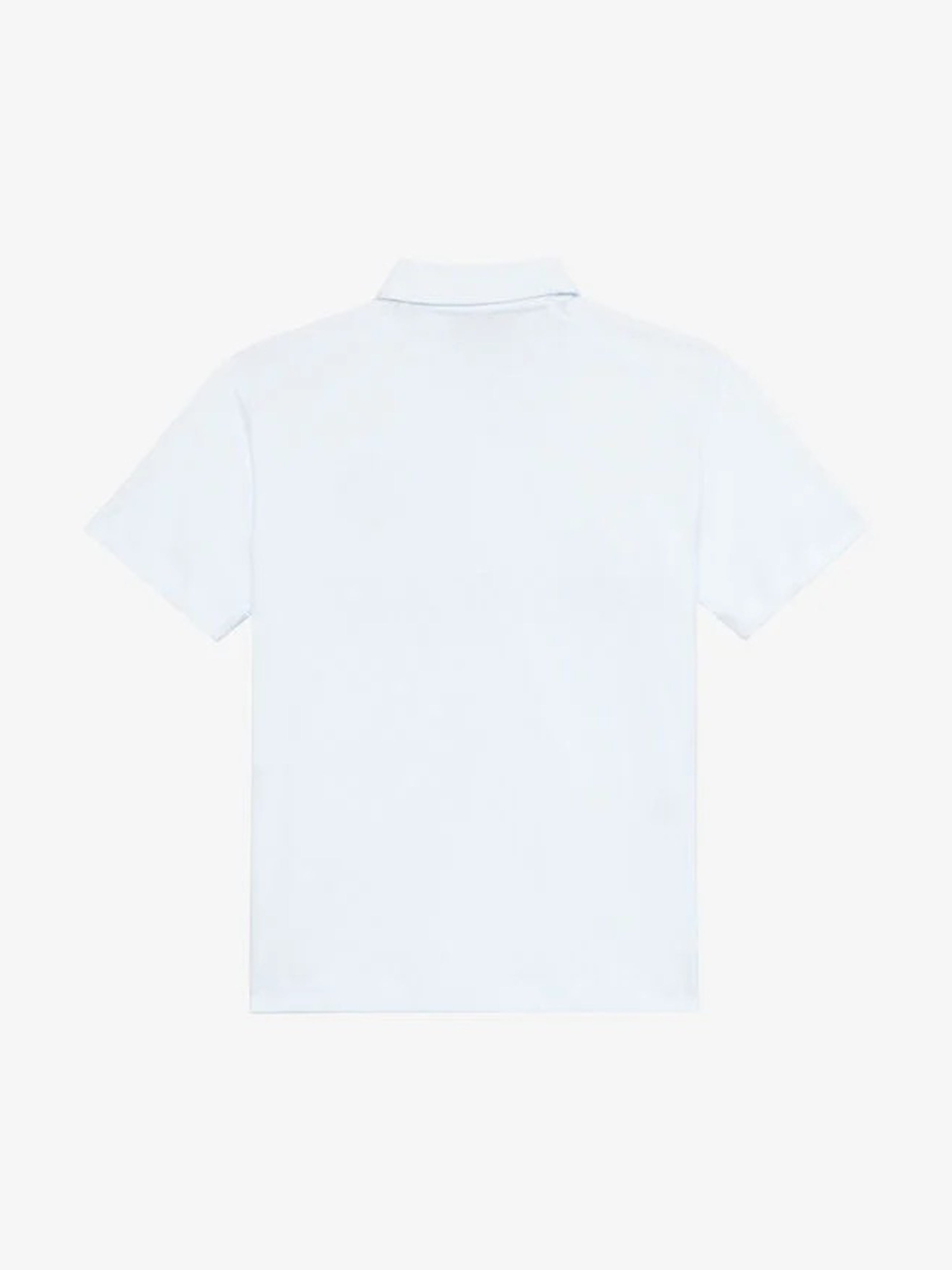 Boys Logo Polo Shirt in White