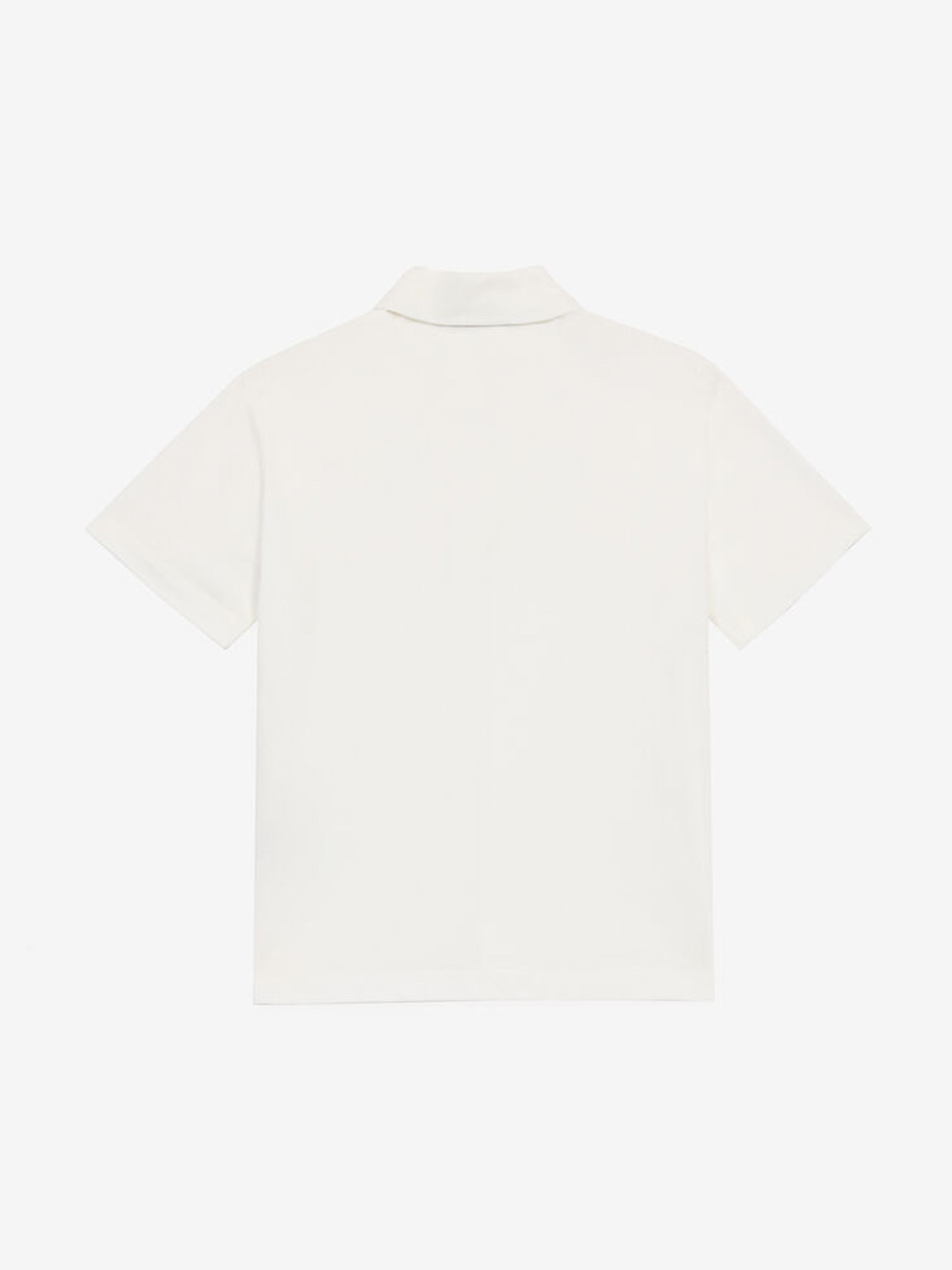 Boys Logo Polo Shirt in White