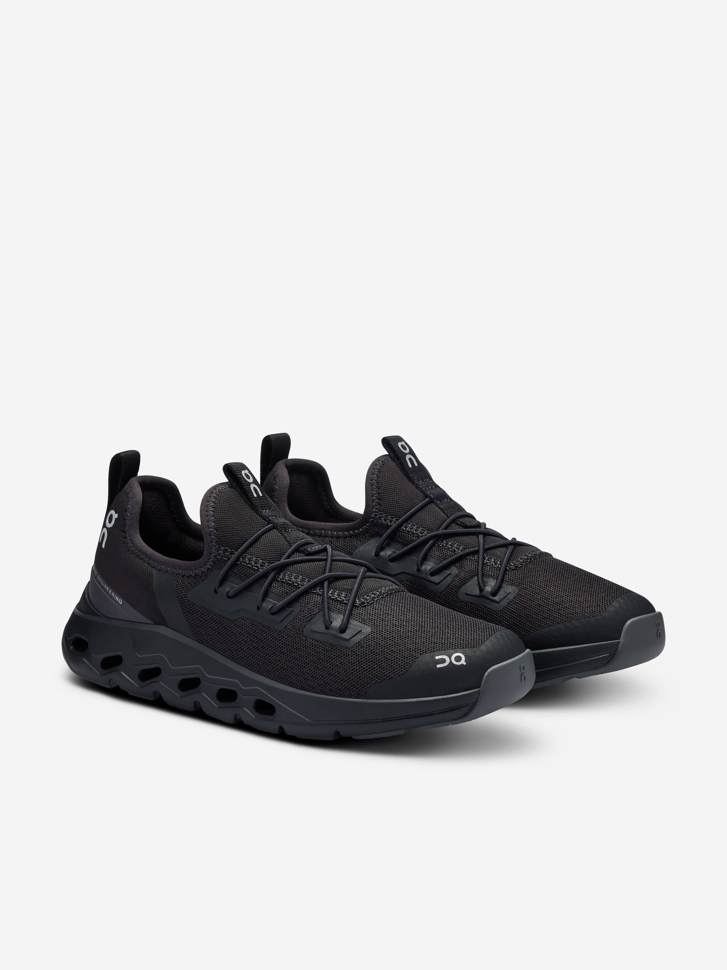 Kids Cloudleap Trainers in Black