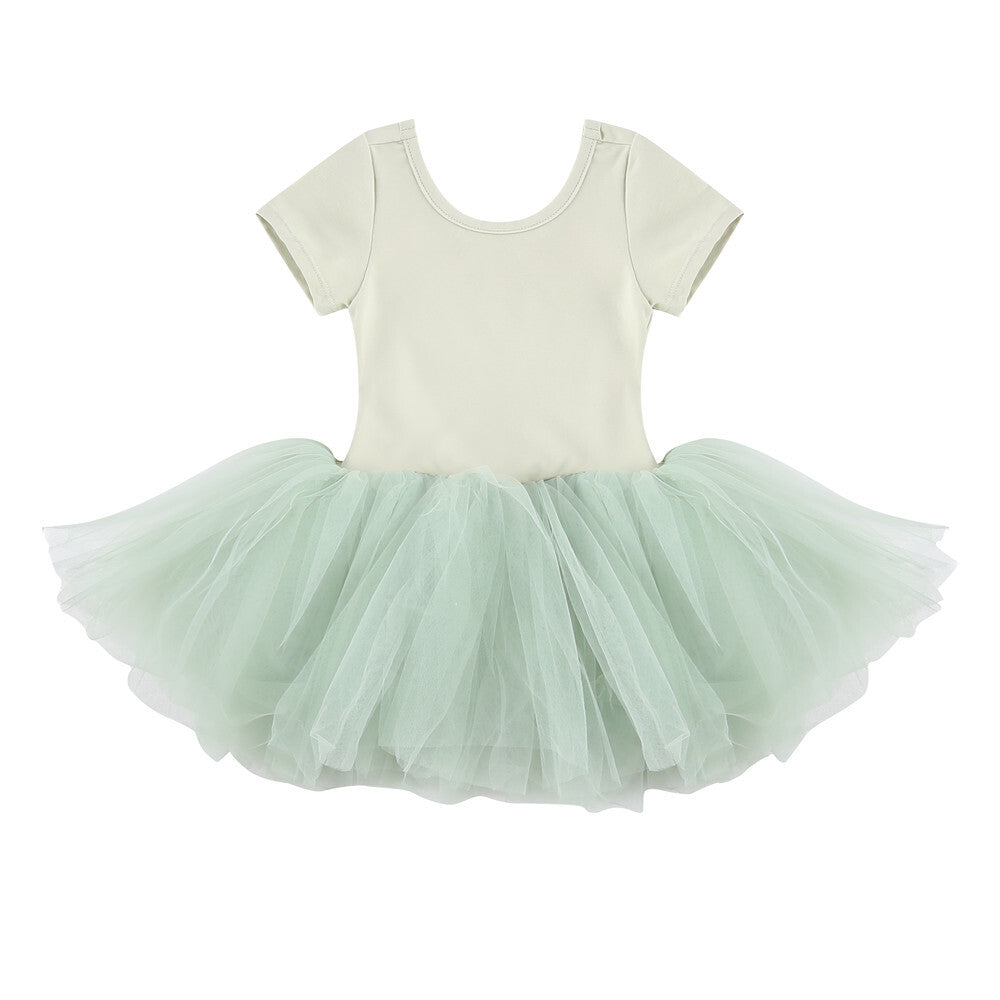 Girls Mint Ballet Onesies