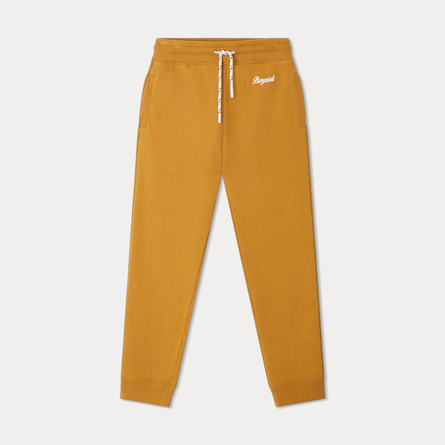 Boys Gold Cotton Trousers