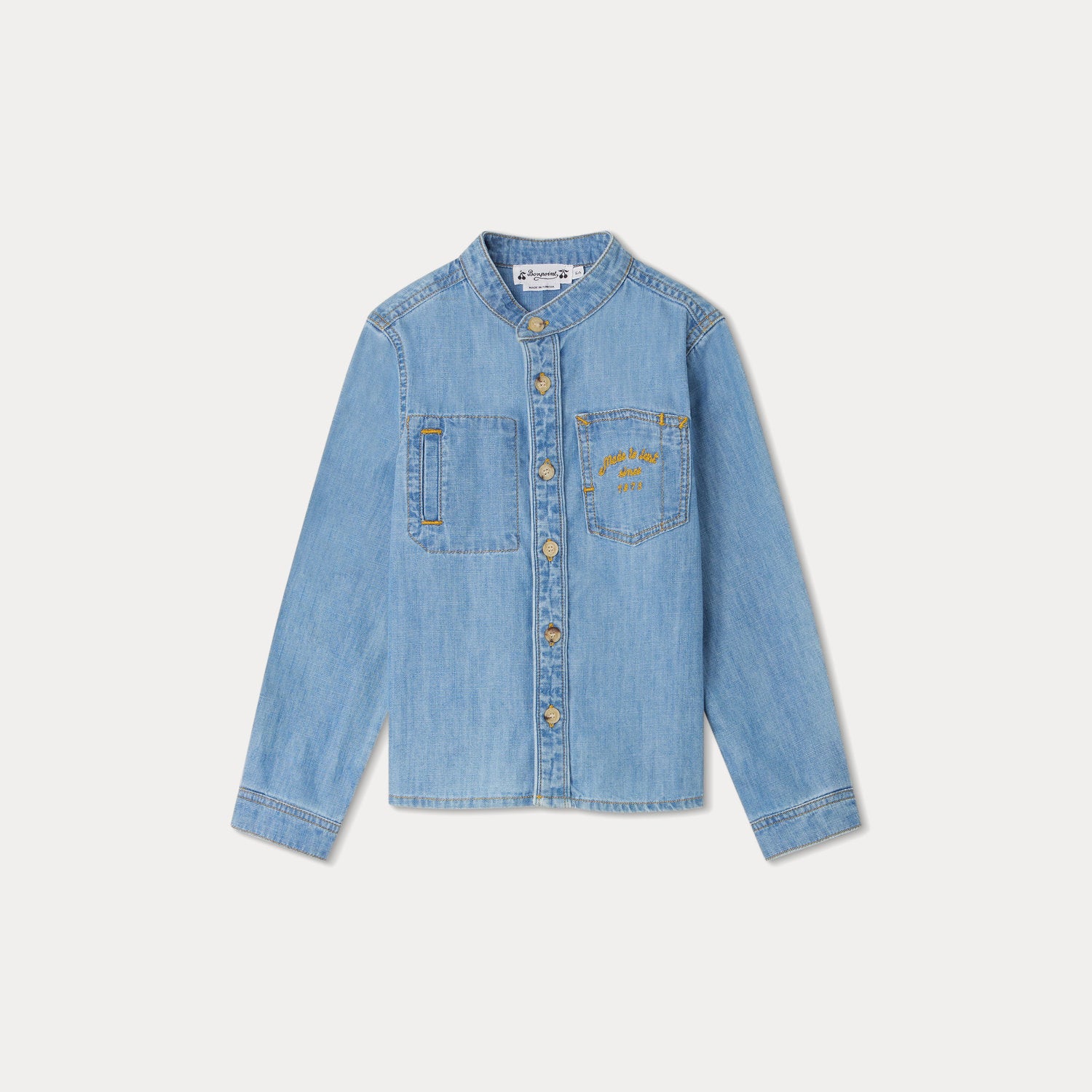 Boys Blue Denim Shirt
