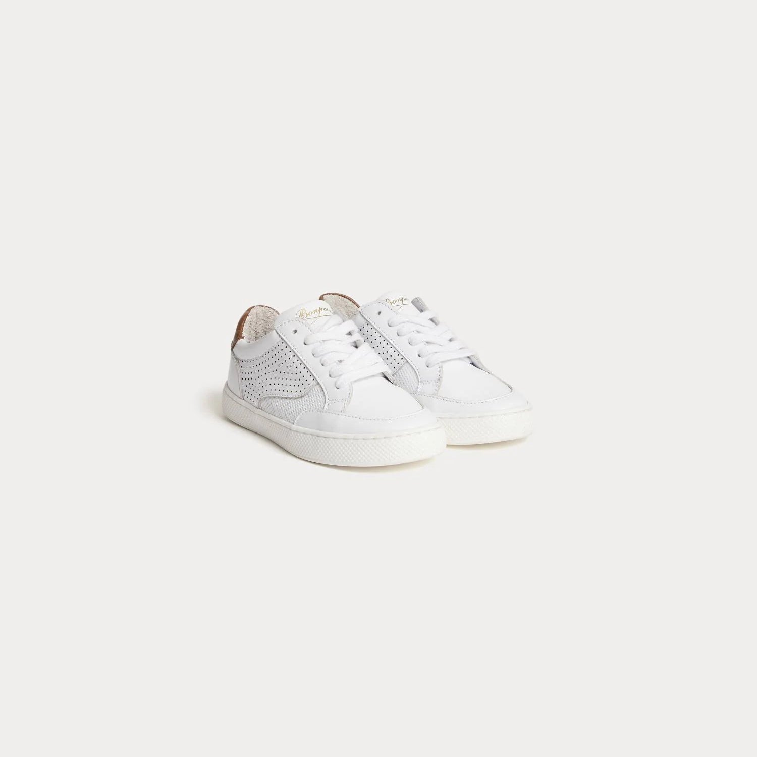 Boys & Girls White Shoes