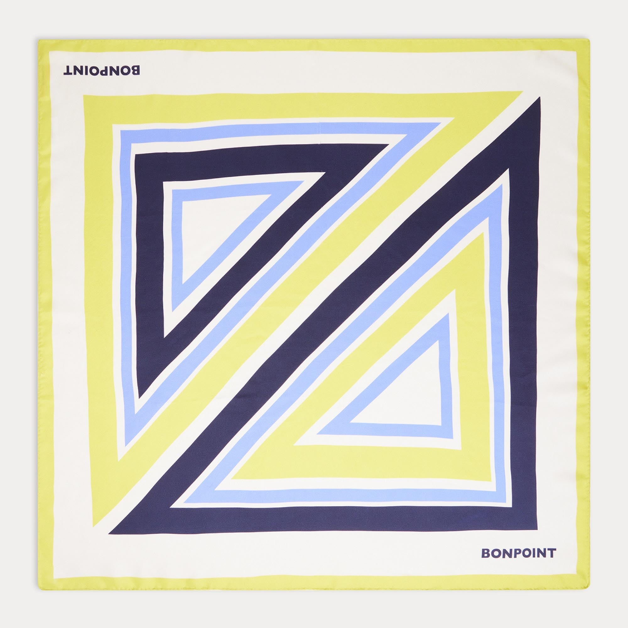 Girls White Silk Scarf