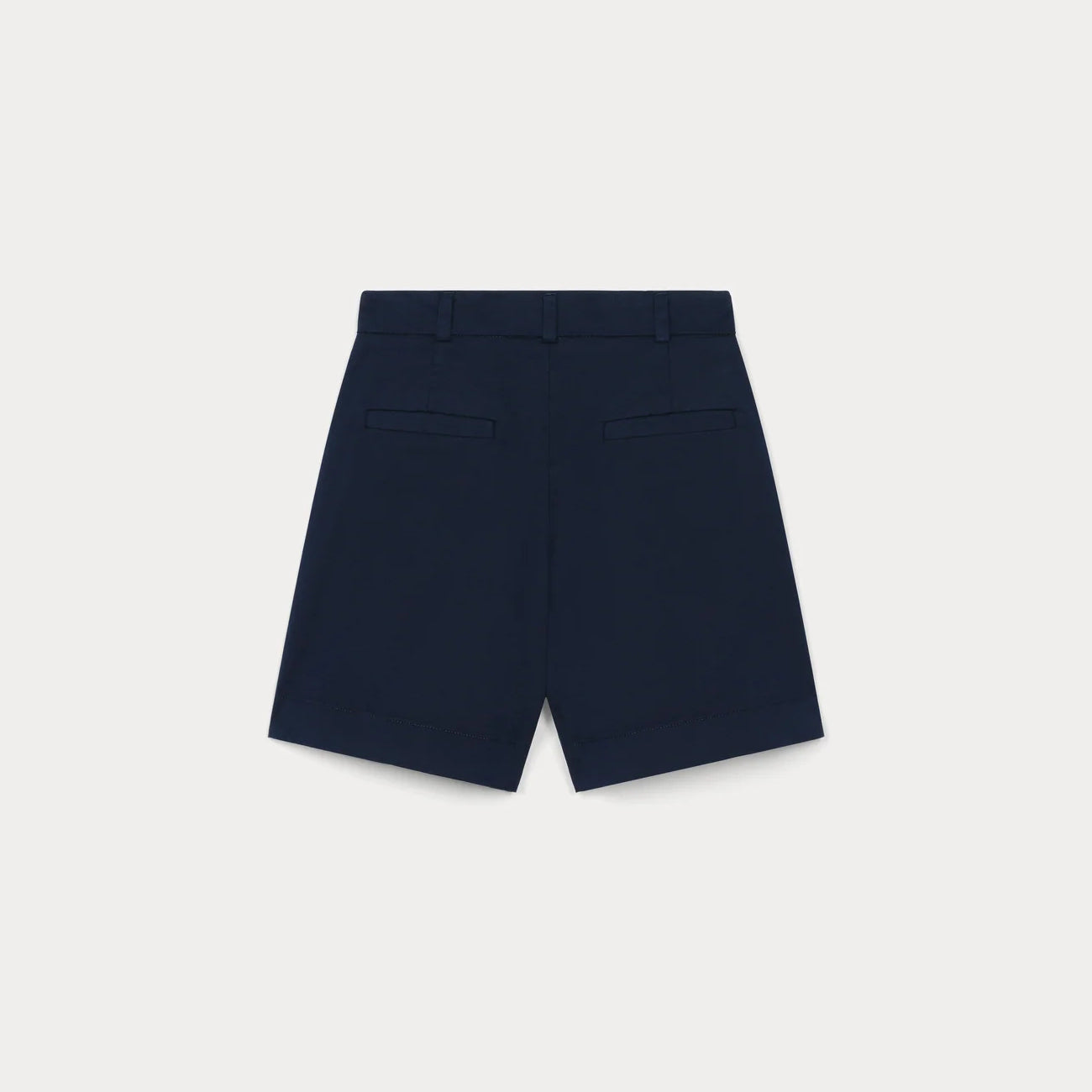 Women Navy Cotton Shorts