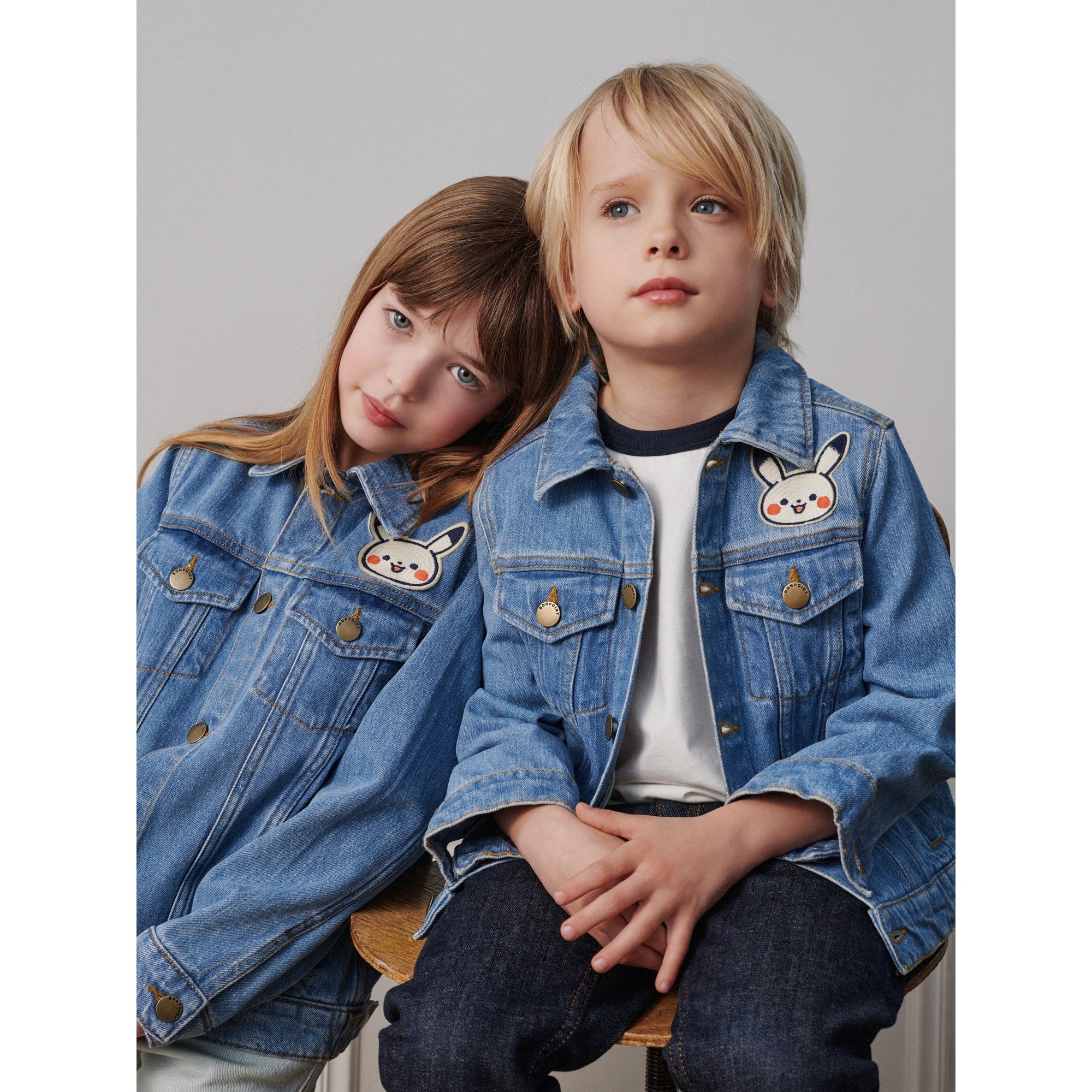 Boys & Girls Blue Denim Jacket