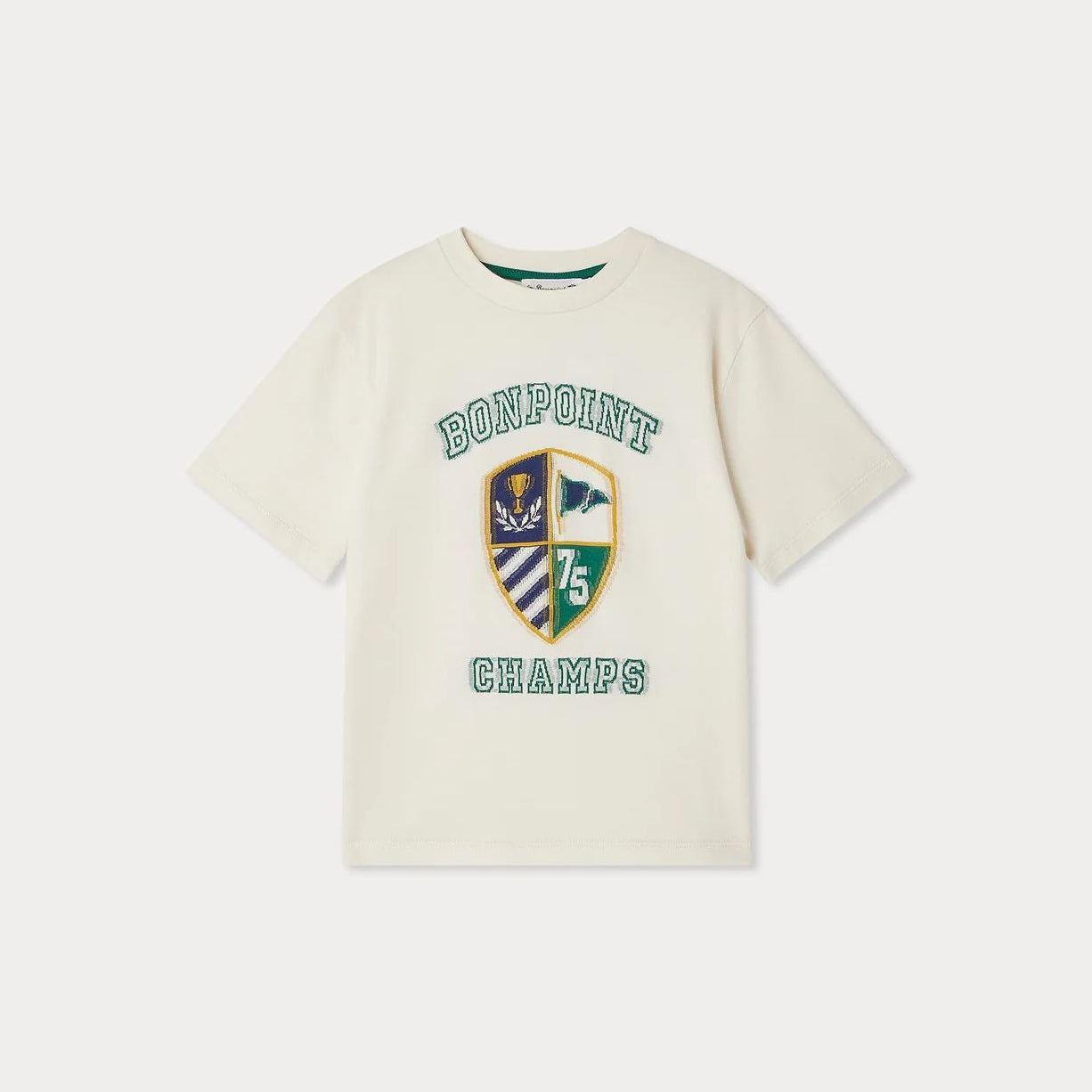 Boys White Logo Cotton T-Shirt