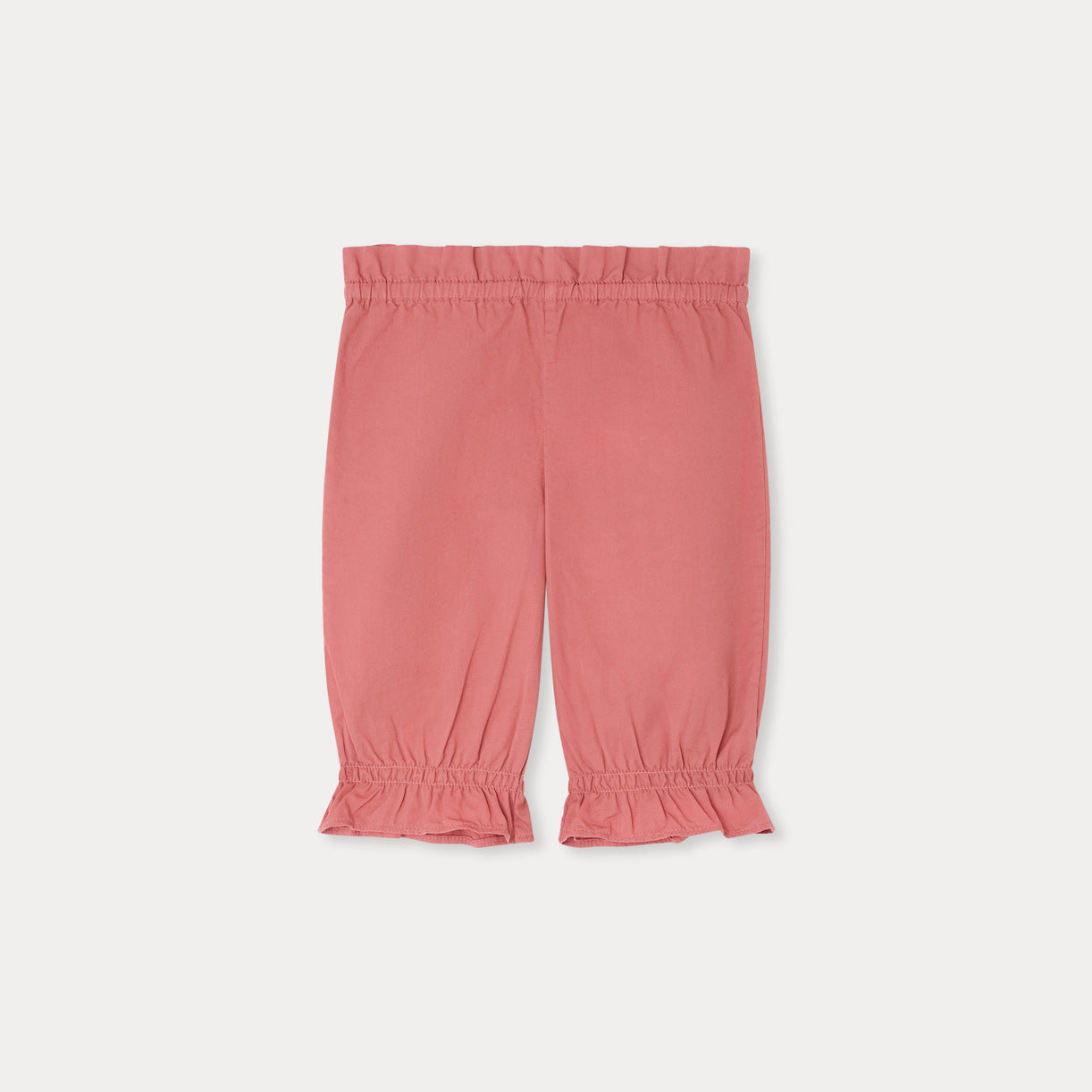 Baby Girls Pink Cotton Trousers