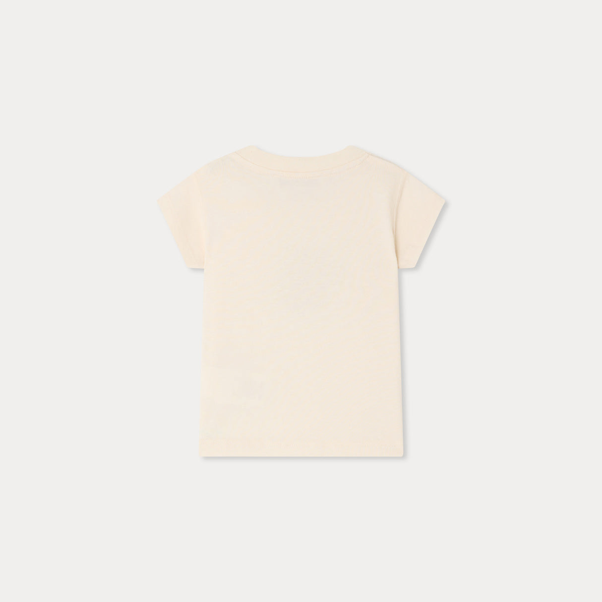 Baby Boys Ivory Puppy Printed Cotton T-Shirt