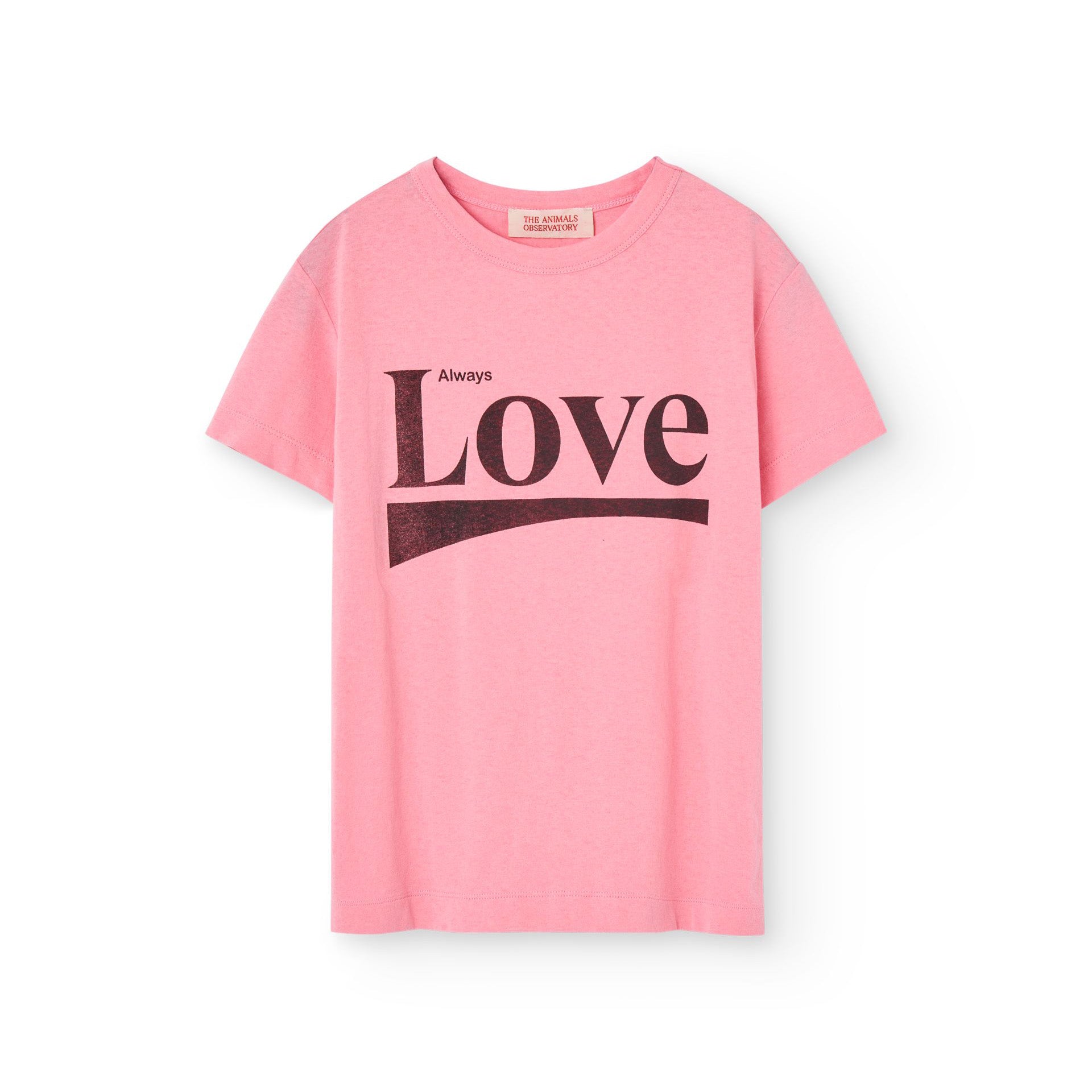 Boys & Girls Pink Cotton T-Shirt