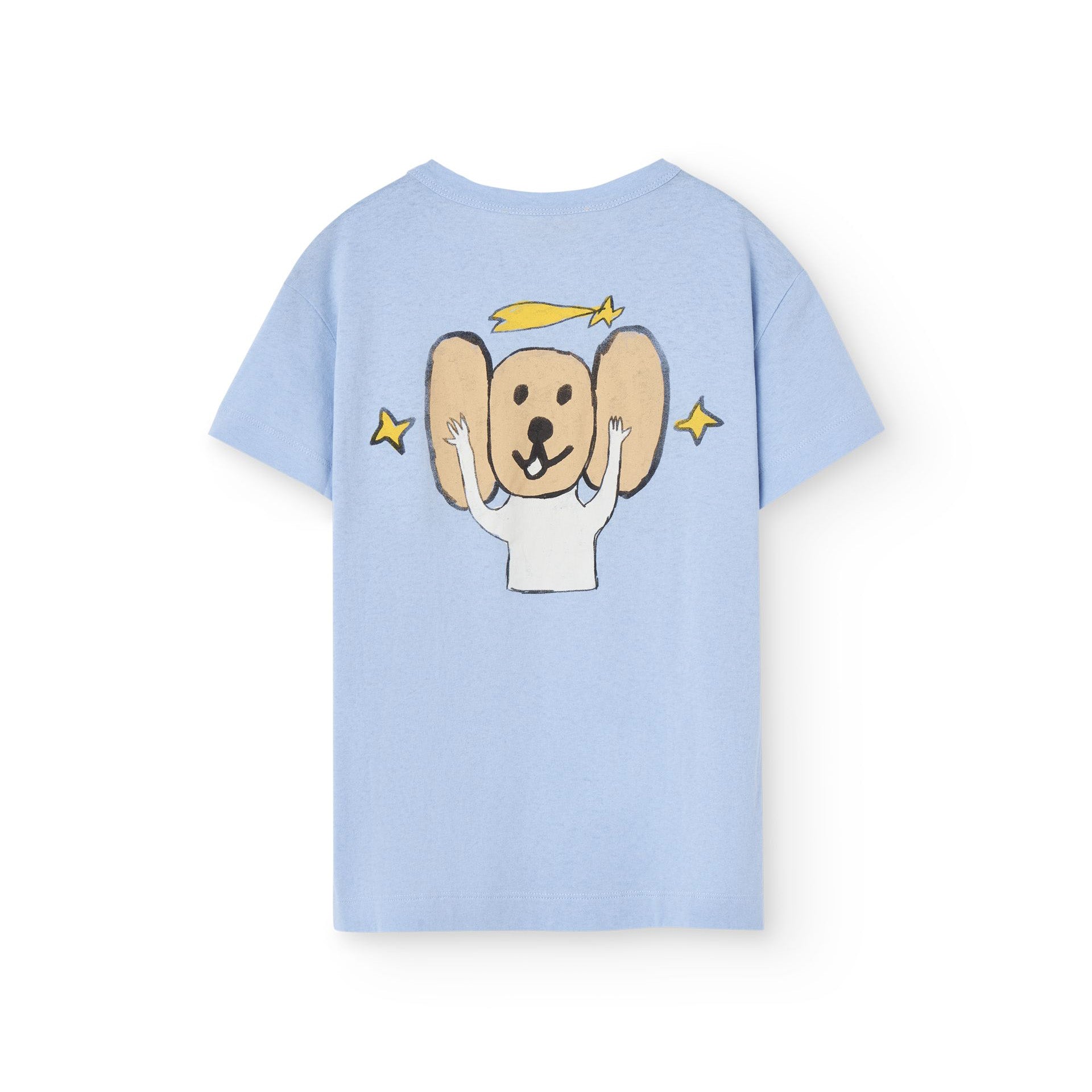 Boys & Girls Blue Logo Cotton T-Shirt