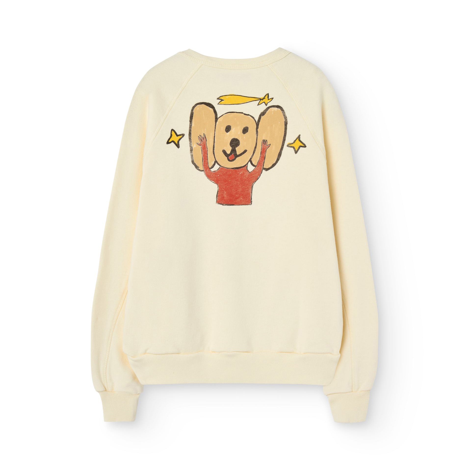 Boys & Girls White Printed Cotton Sweatshirt