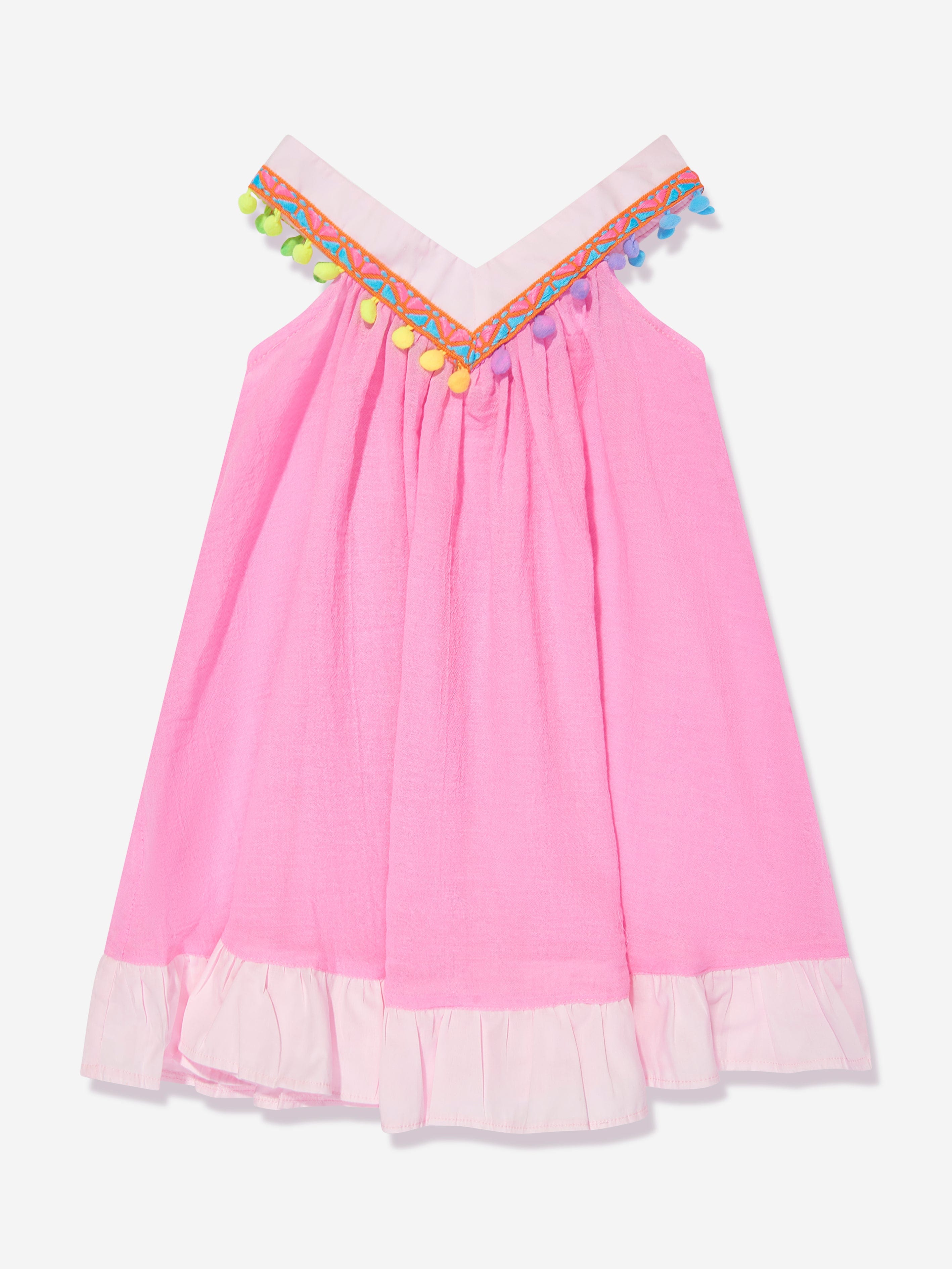 Selini Action Girls Daisy Dress in Pink