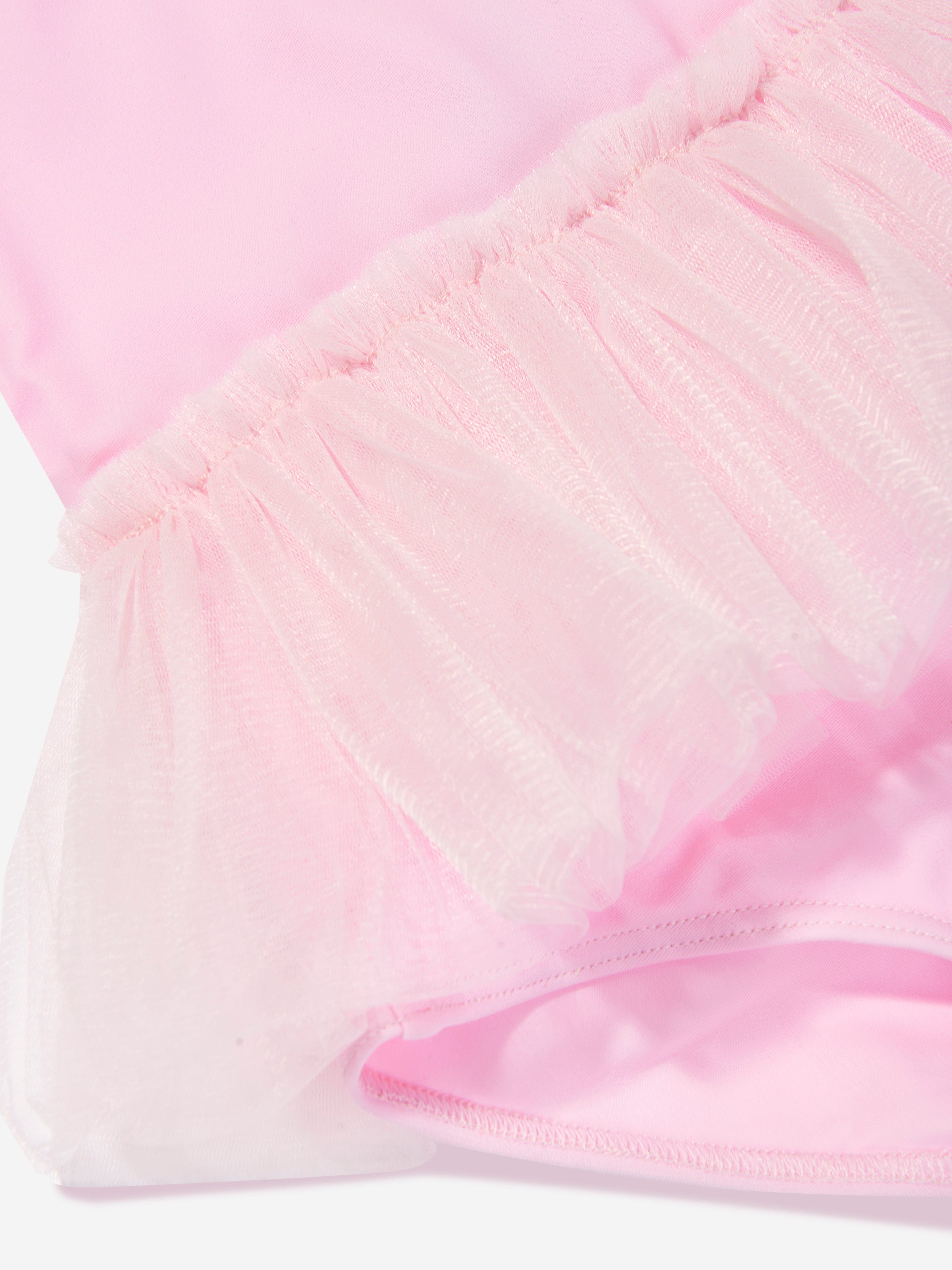 Selini Action Girls Tutu Swimsuit in Pink
