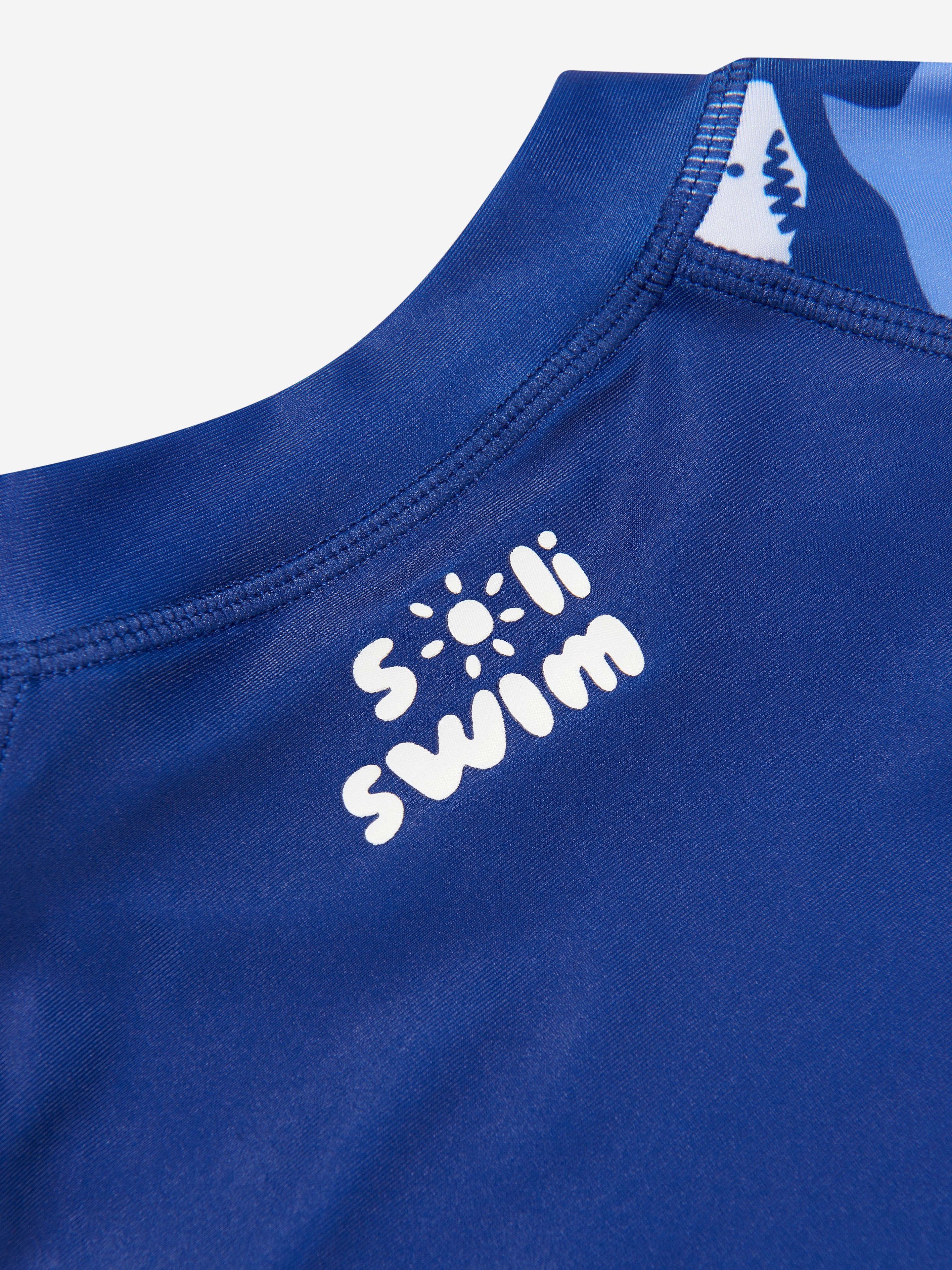 Soli Swim Boys Sun Protective Rash Guard (UPF50+) in Blue