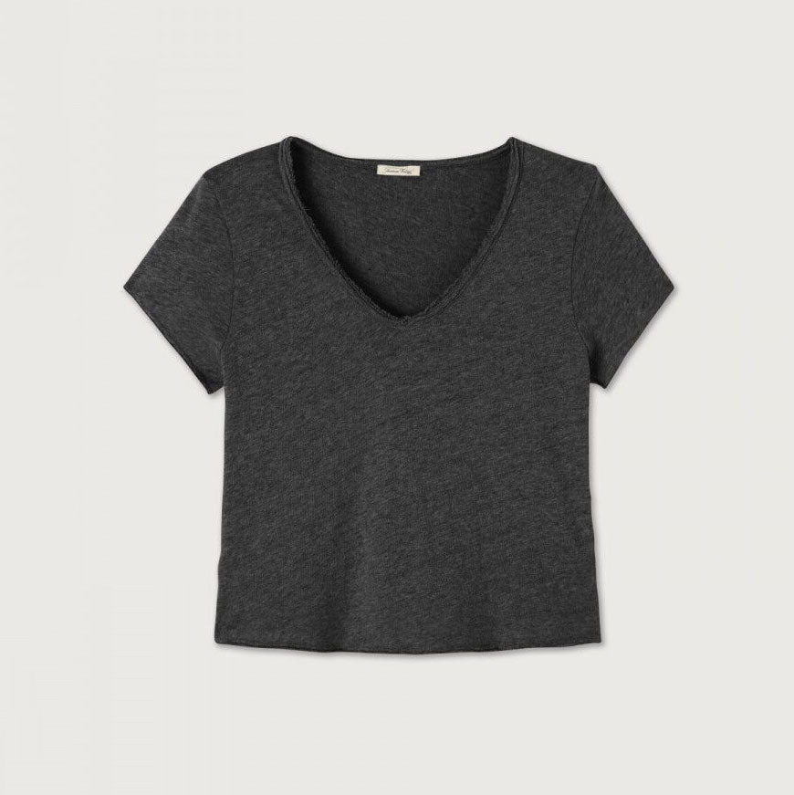 Women Black Cotton T-Shirt