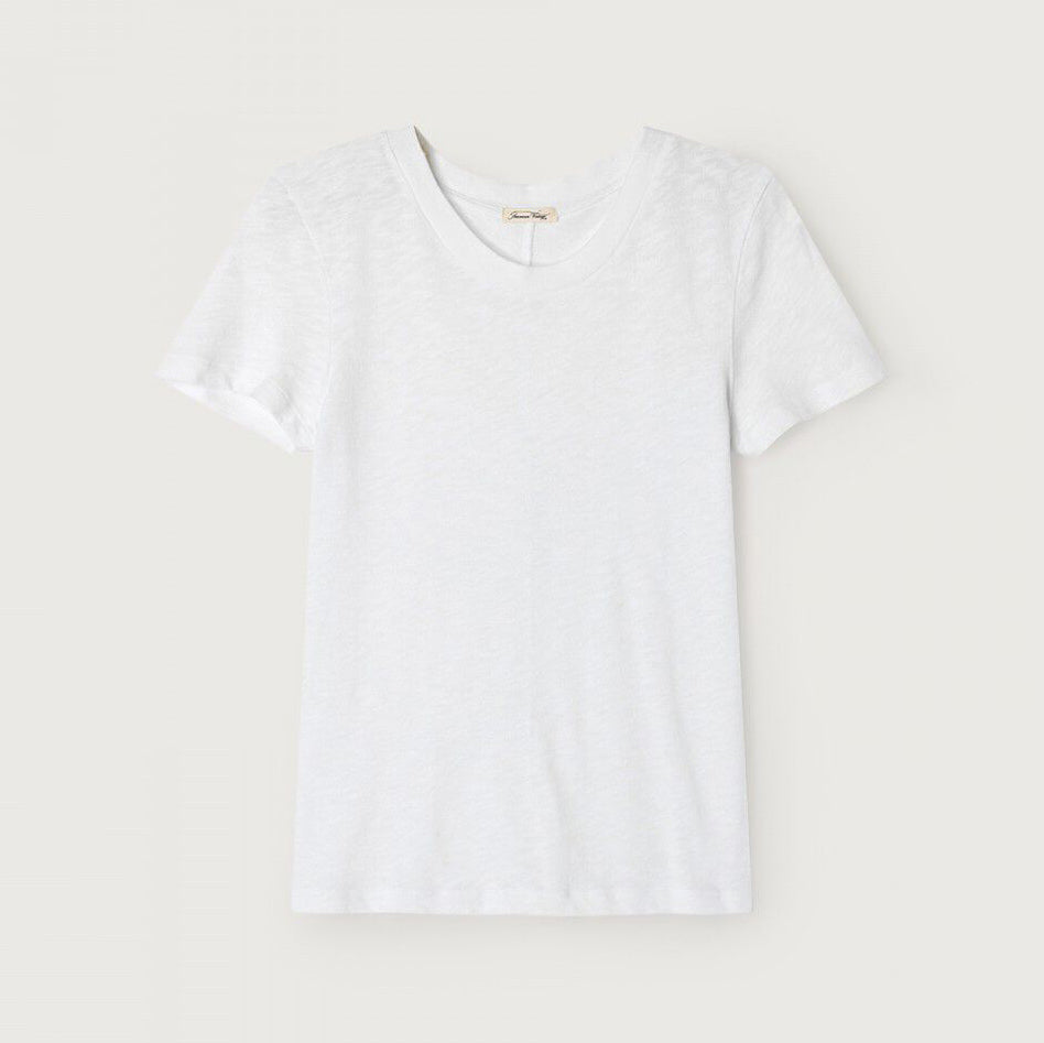 Women White Cotton T-Shirt