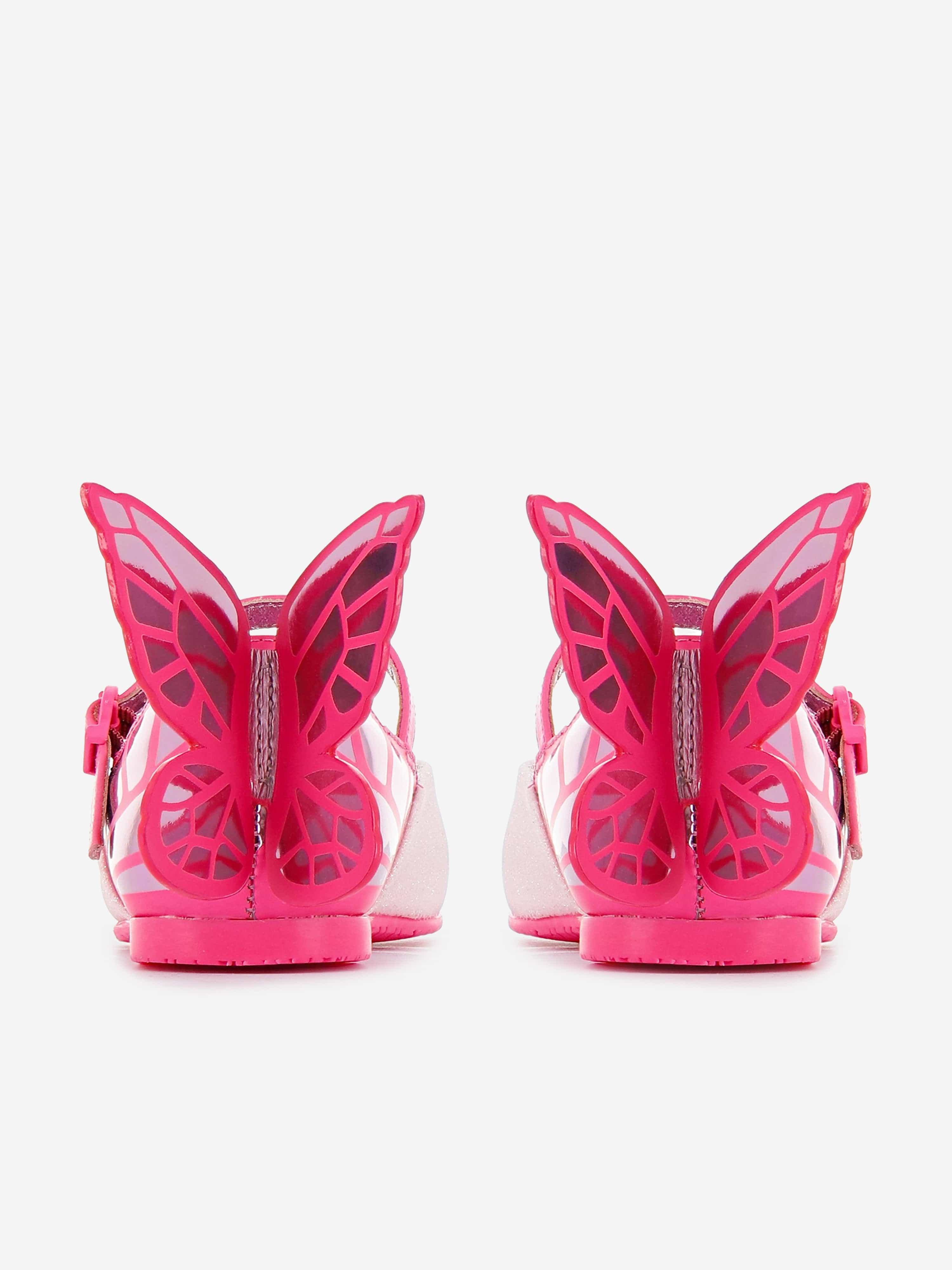 Sophia Webster Girls Chiara Flat in Pink