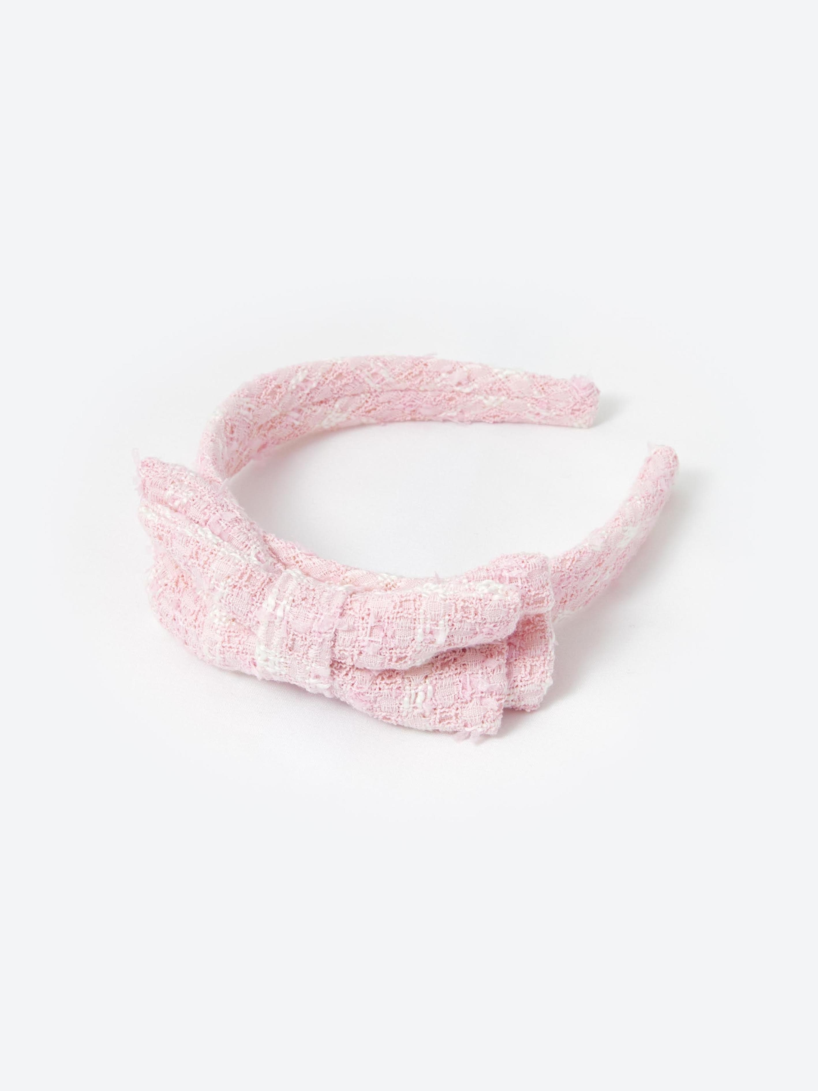 Self Portrait Girls Beaded Headband in Pink