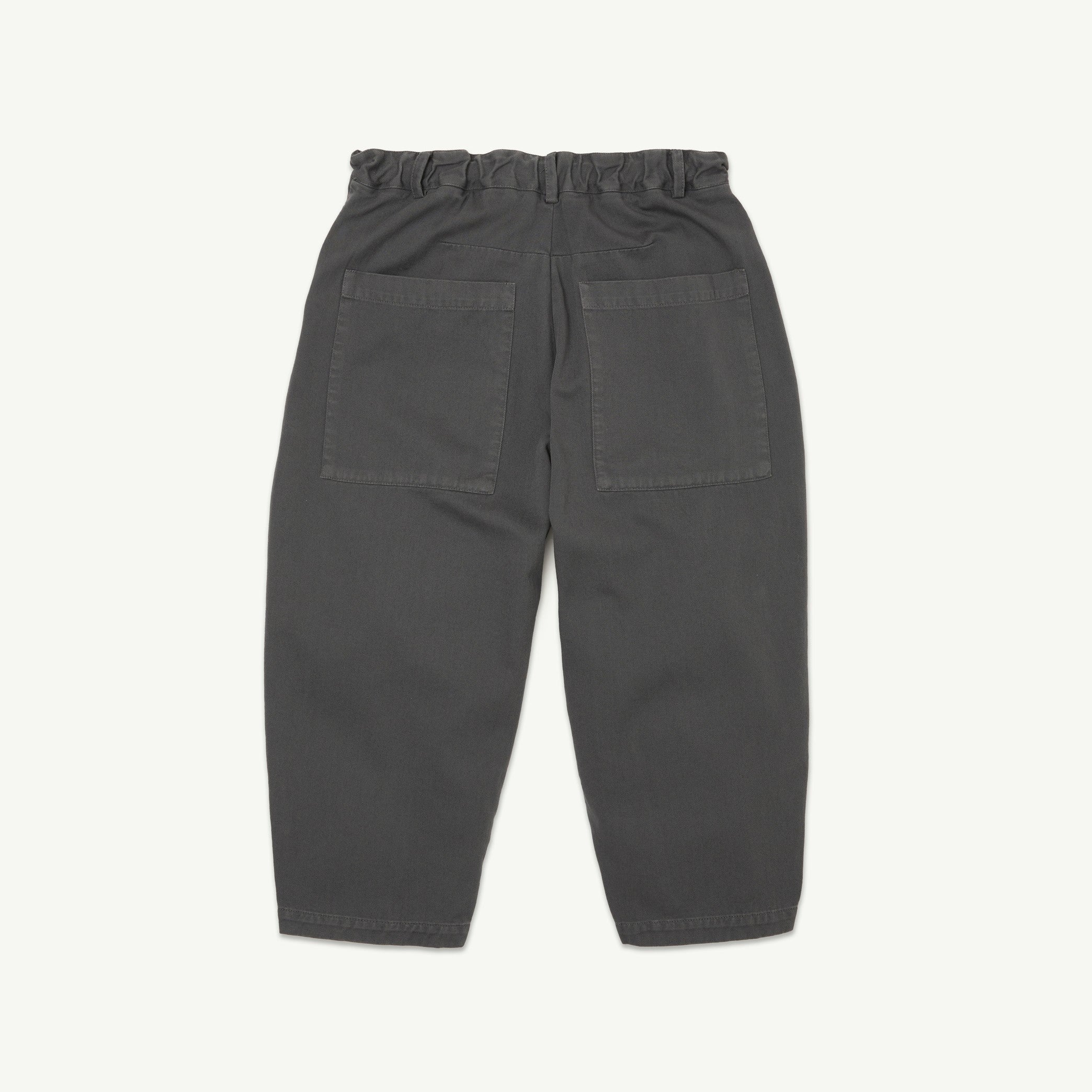 Boys & Girls Dark Gray Cotton Trousers