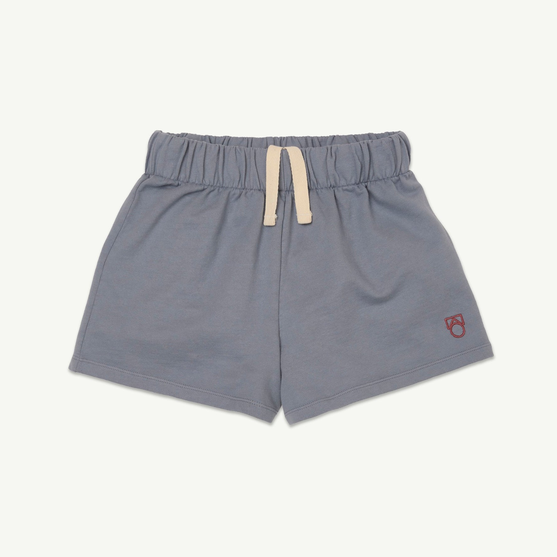 Boys & Girls Grey Blue Cotton Shorts